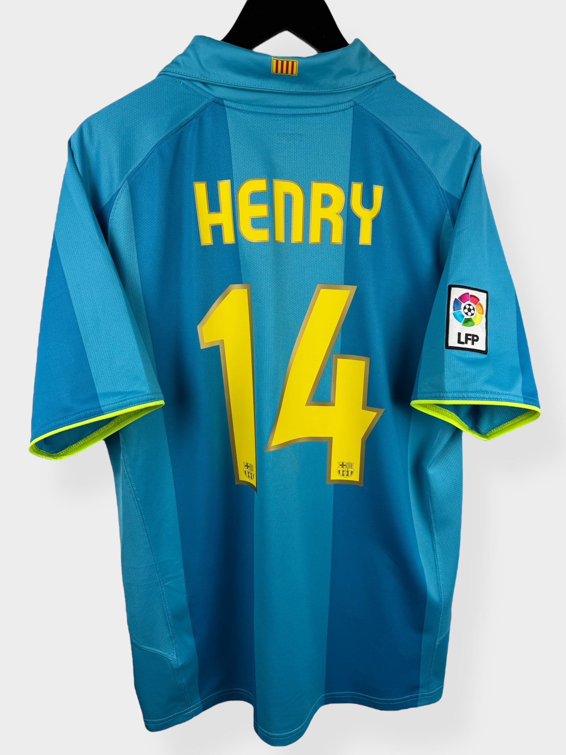 2007-08 BARCELONA UITSHIRT HENRY #14 L