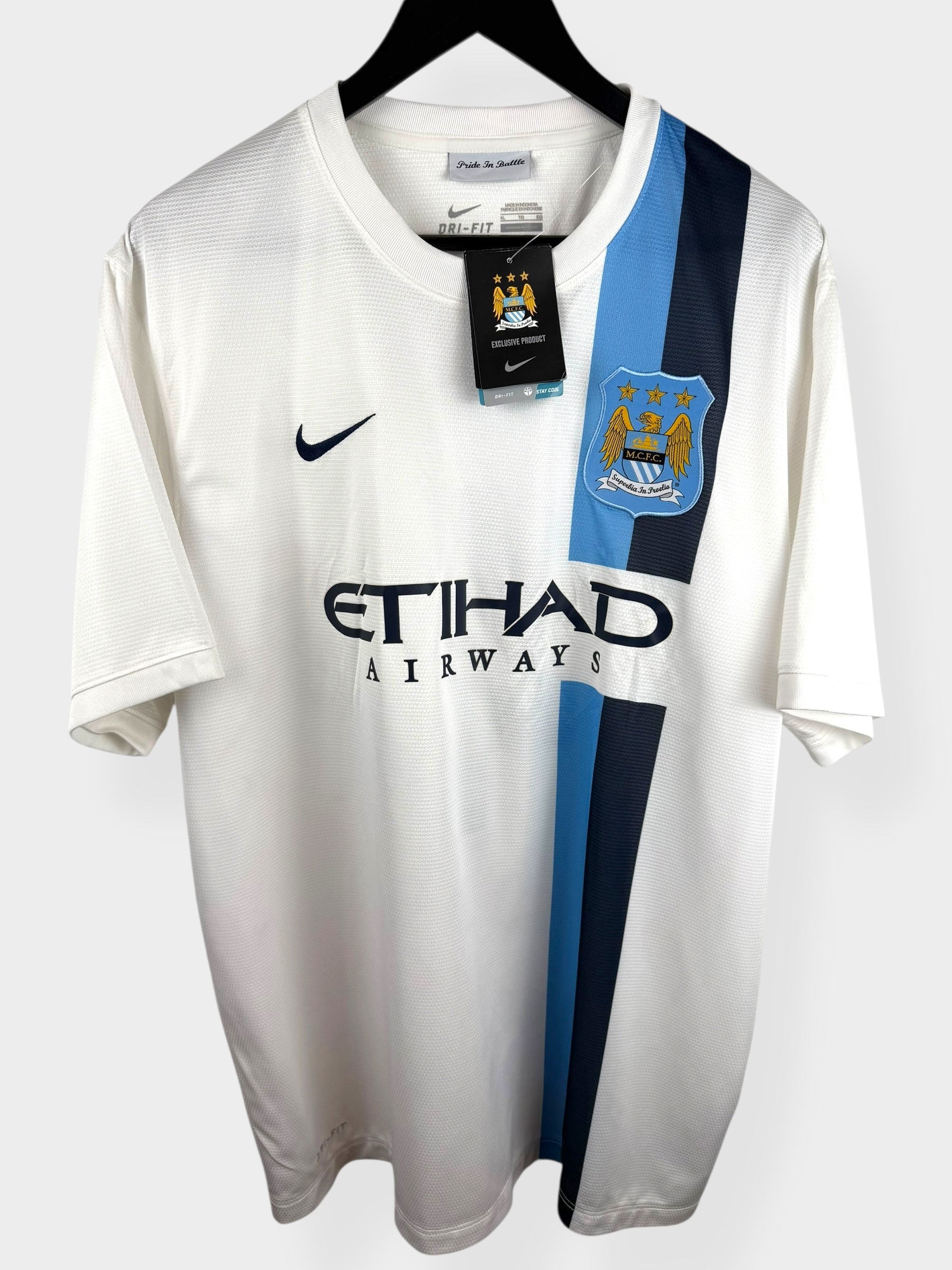 2013-14 MANCHESTER CITY THIRD SHIRT KOMPANY #4 XL - Authentic Football Club