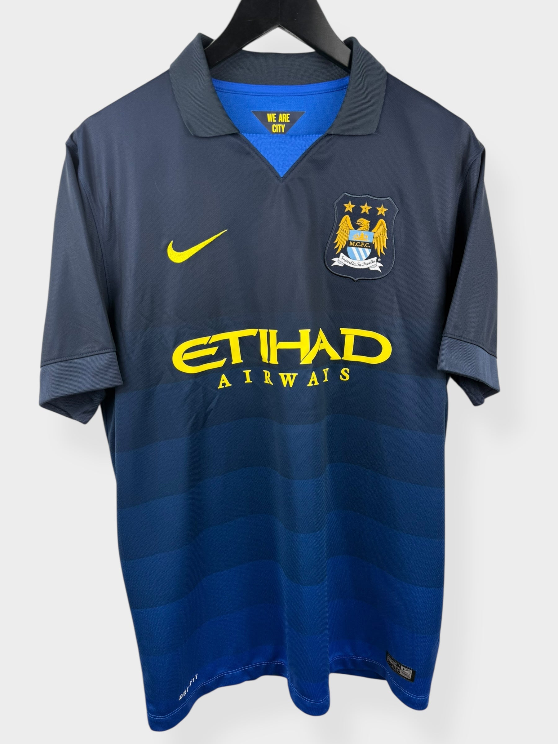 2014-15 MANCHESTER CITY AWAY SHIRT TOURE YAYA #42 L