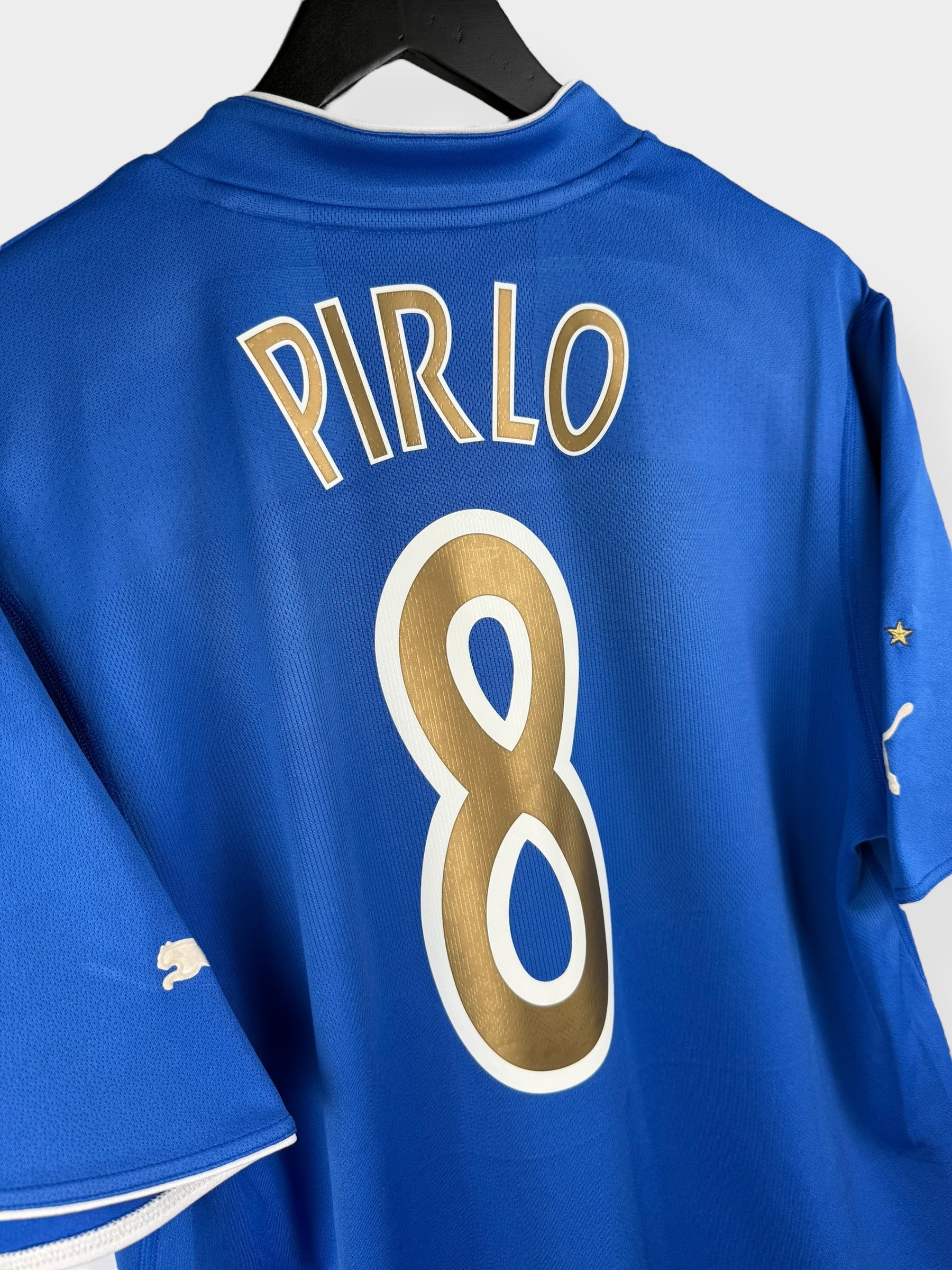2003-04 ITALY HOME SHIRT PIRLO #8 XL