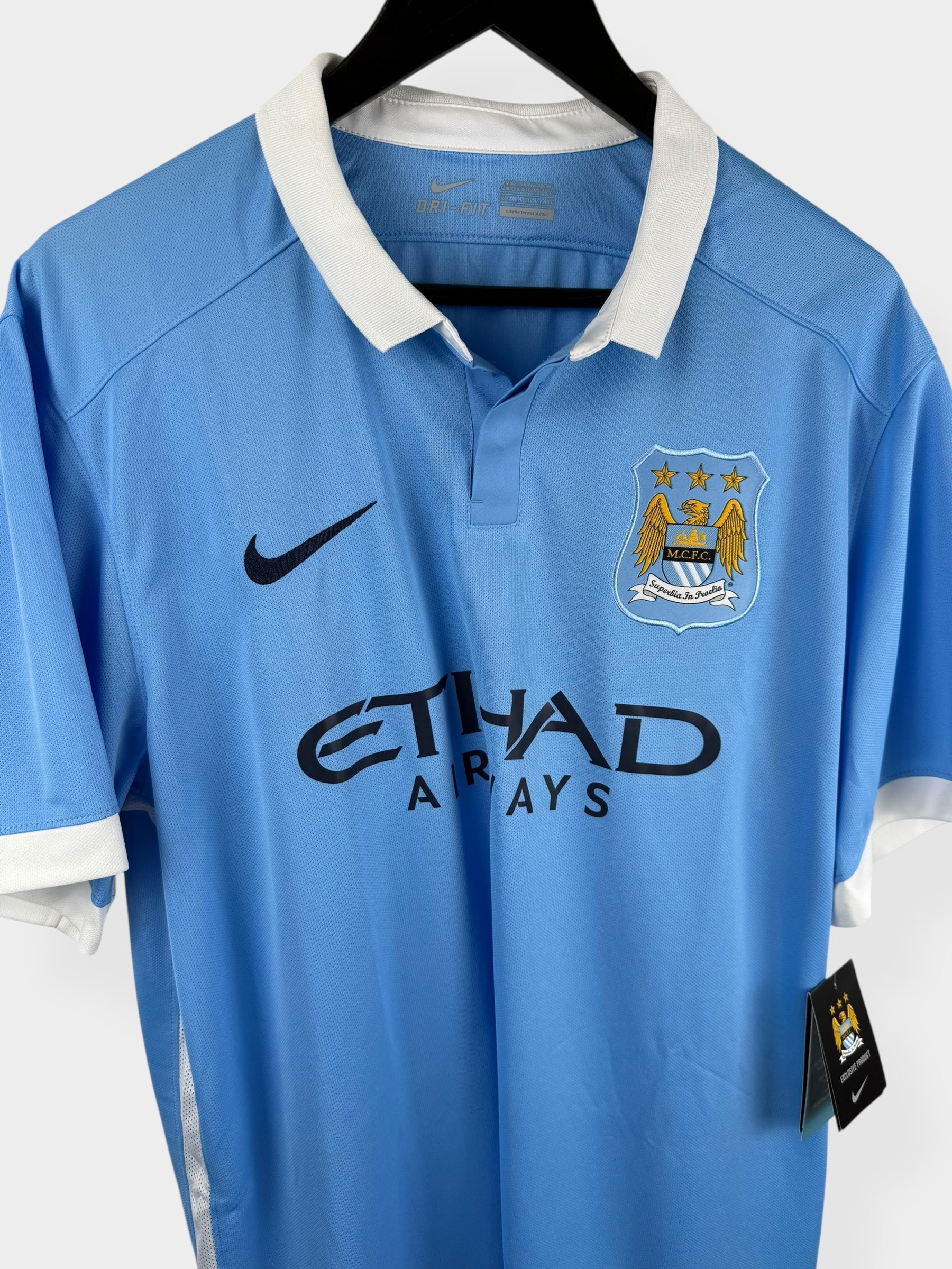 2015-16 MANCHESTER CITY HOME SHIRT XL - Authentic Football Club