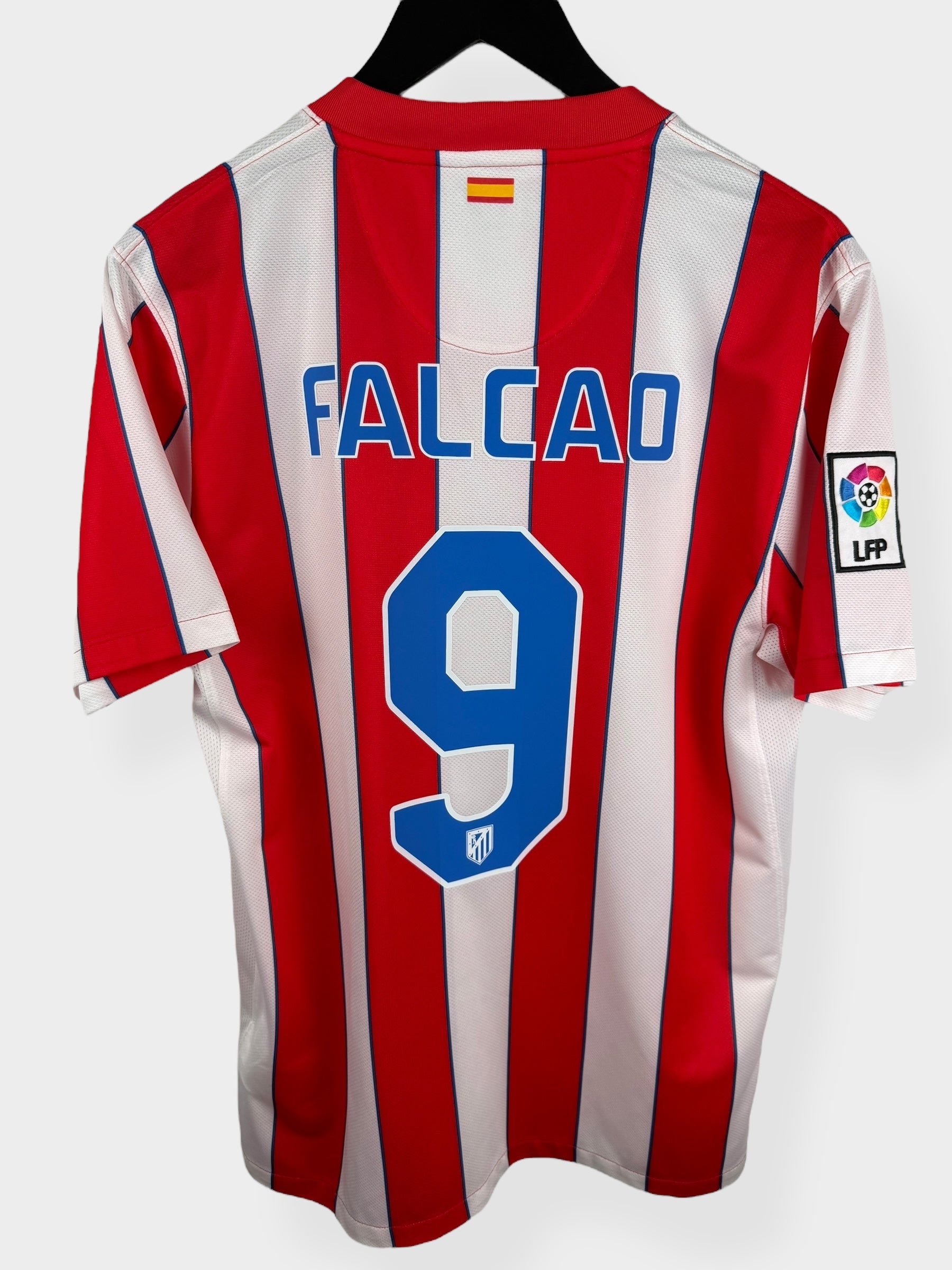2011-12 ATLETICO MADRID HOME SHIRT FALCAO #9 M