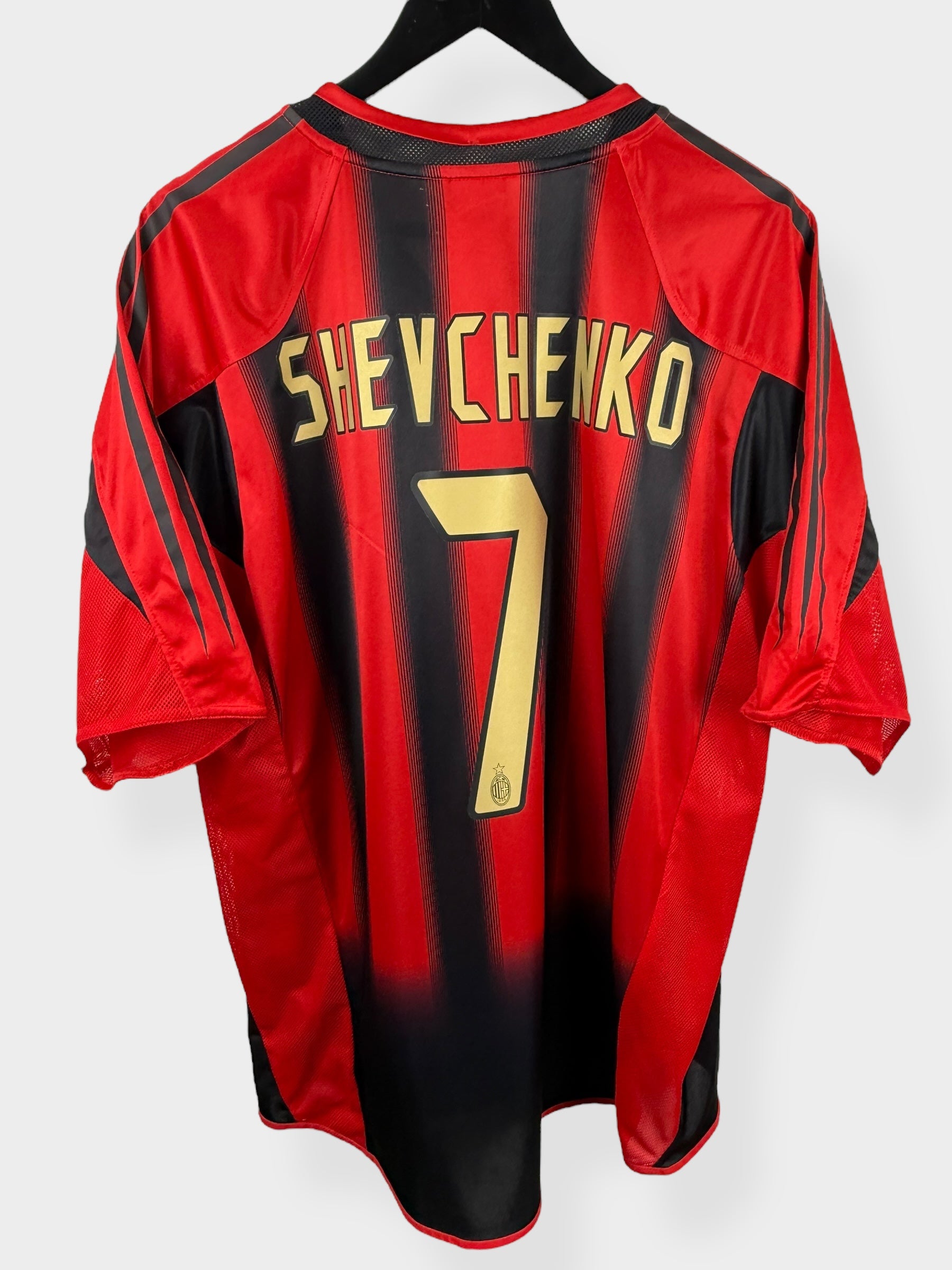 2004-05 AC MILAN HOME SHIRT SHEVCHENKO #7 XL