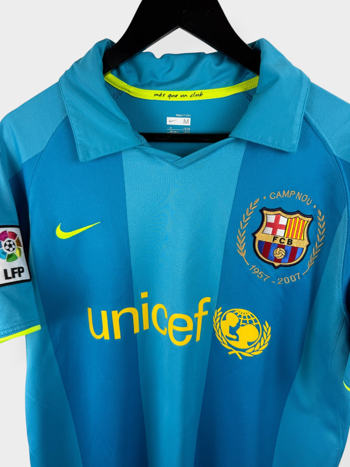 2007-08 BARCELONA AWAY SHIRT RONALDINHO #10 M