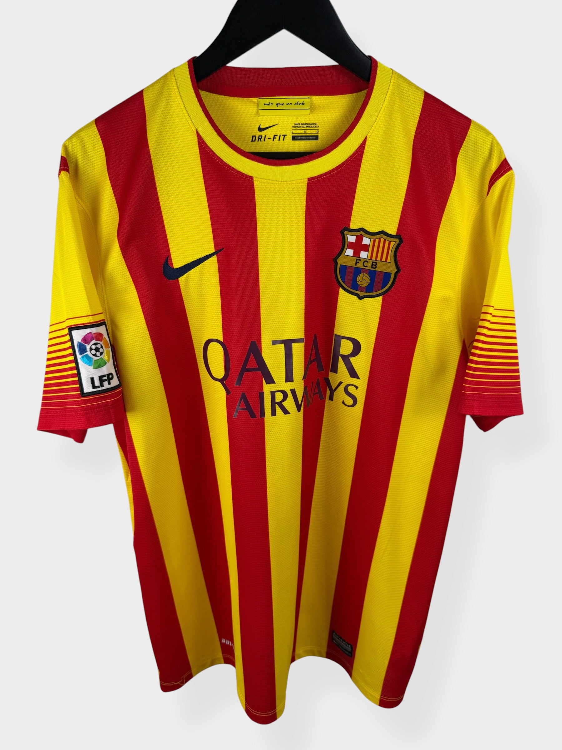 2013-14 BARCELONA AWAY SHIRT NEYMAR JR #11 L