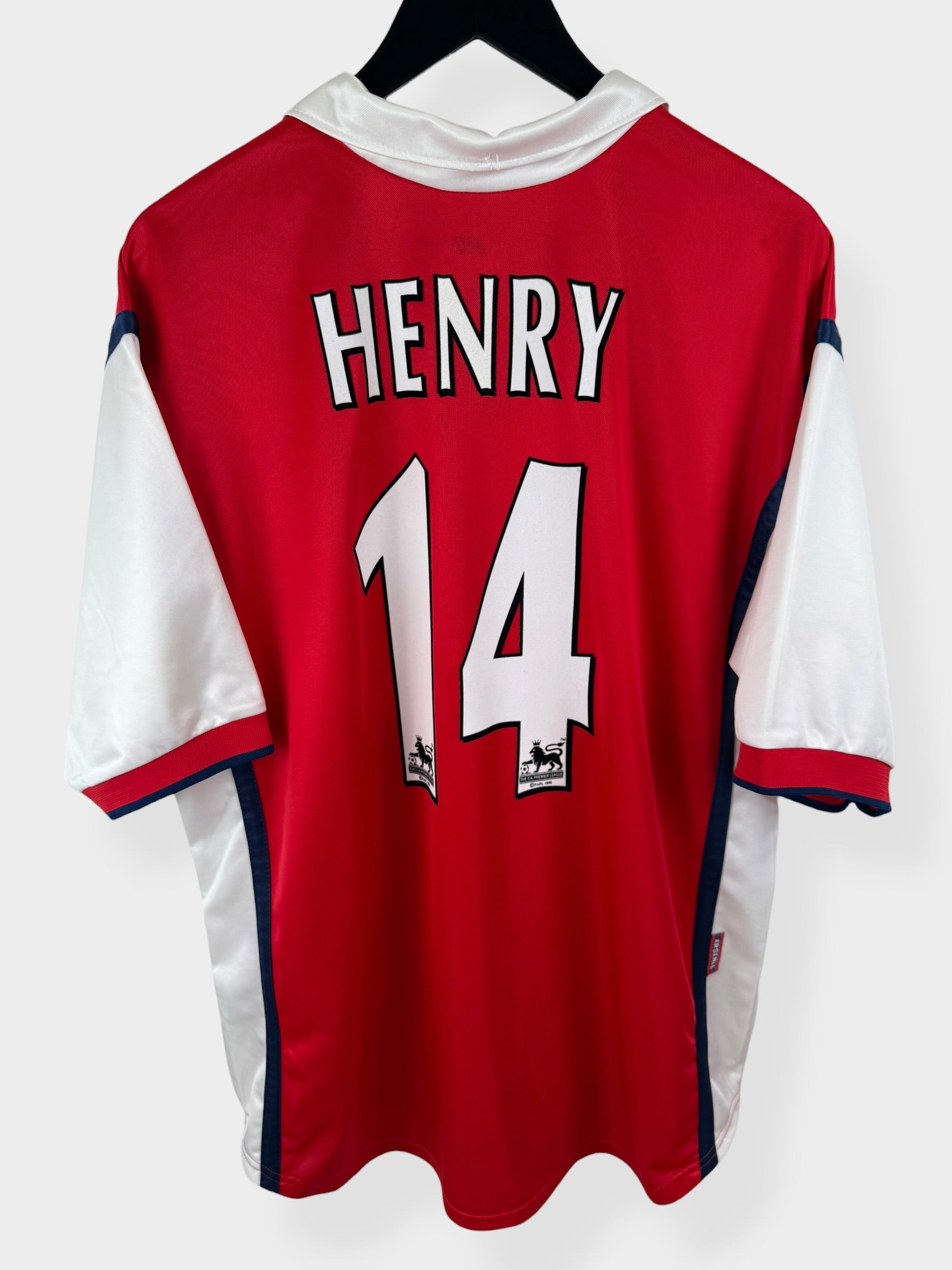 1998-99 ARSENAL HOME SHIRT HENRY #14 XL