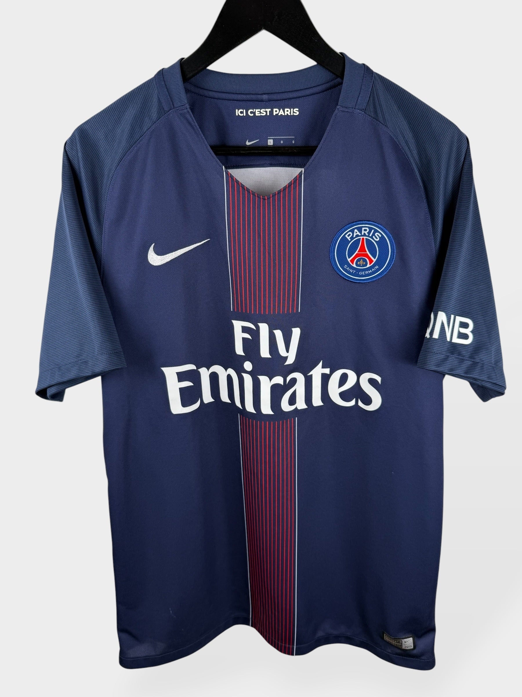 2016-17 PARIS SAINT-GERMAIN HOME SHIRT IBRAHIMOVIC #10 L
