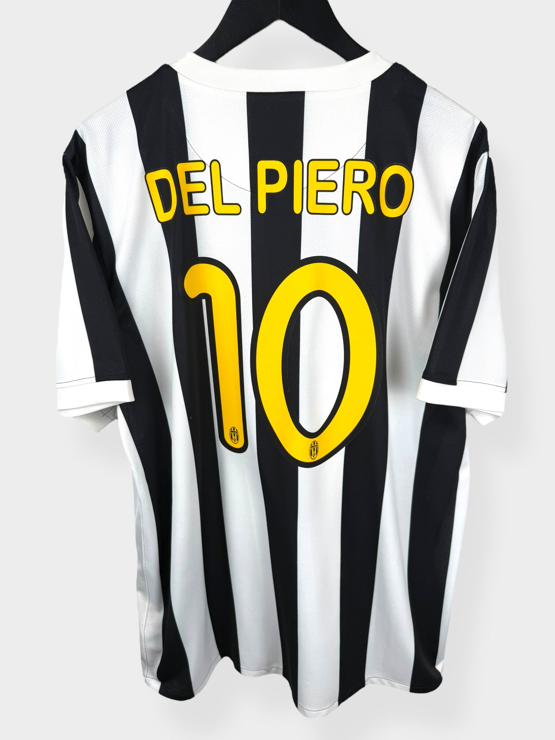 2009-10 JUVENTUS HOME SHIRT DEL PIERO #10 XL - Authentic Football Club