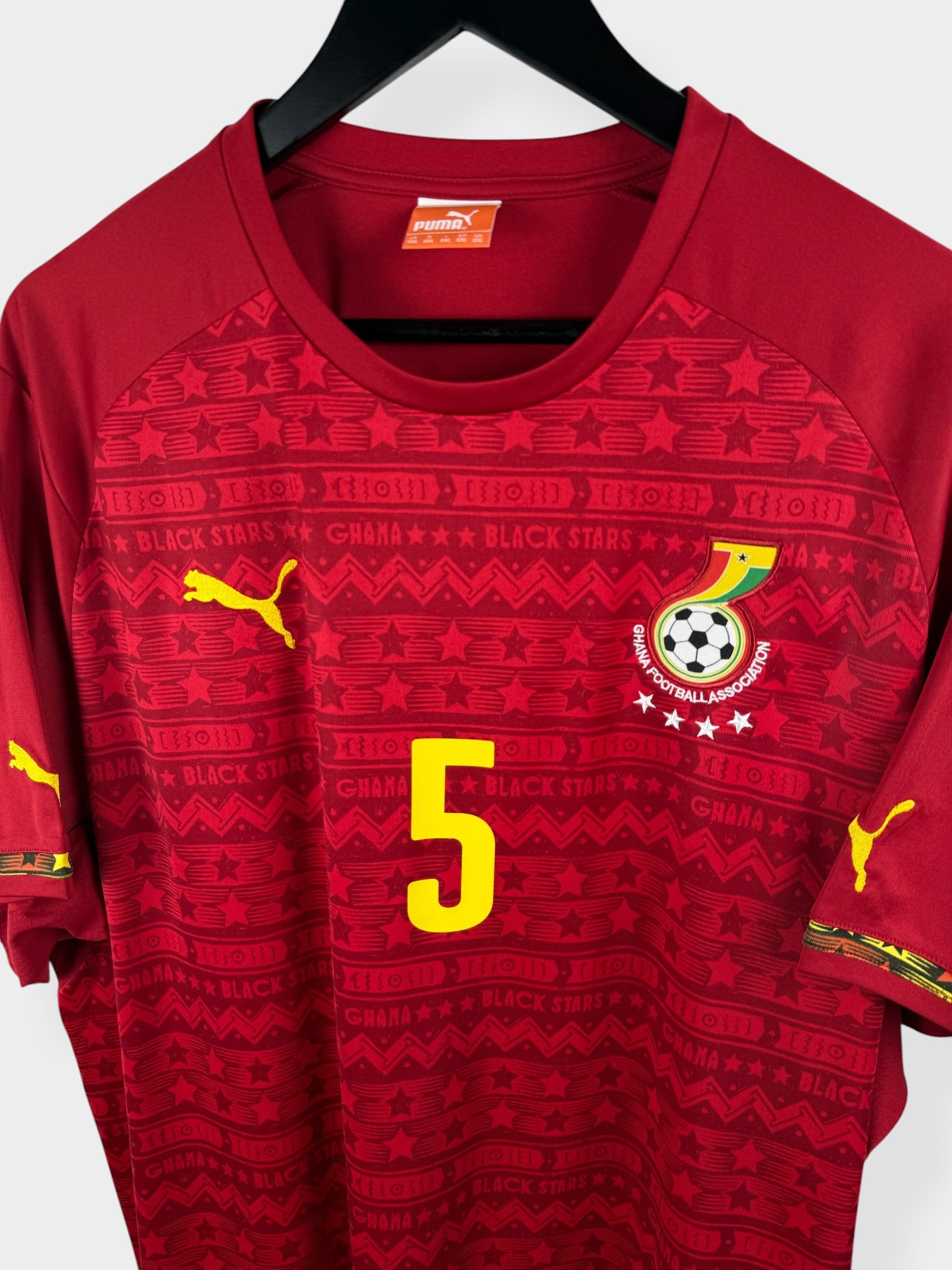 2014-15 GHANA AUSWÄRTSTRIKOT ESSIEN #5 XXL