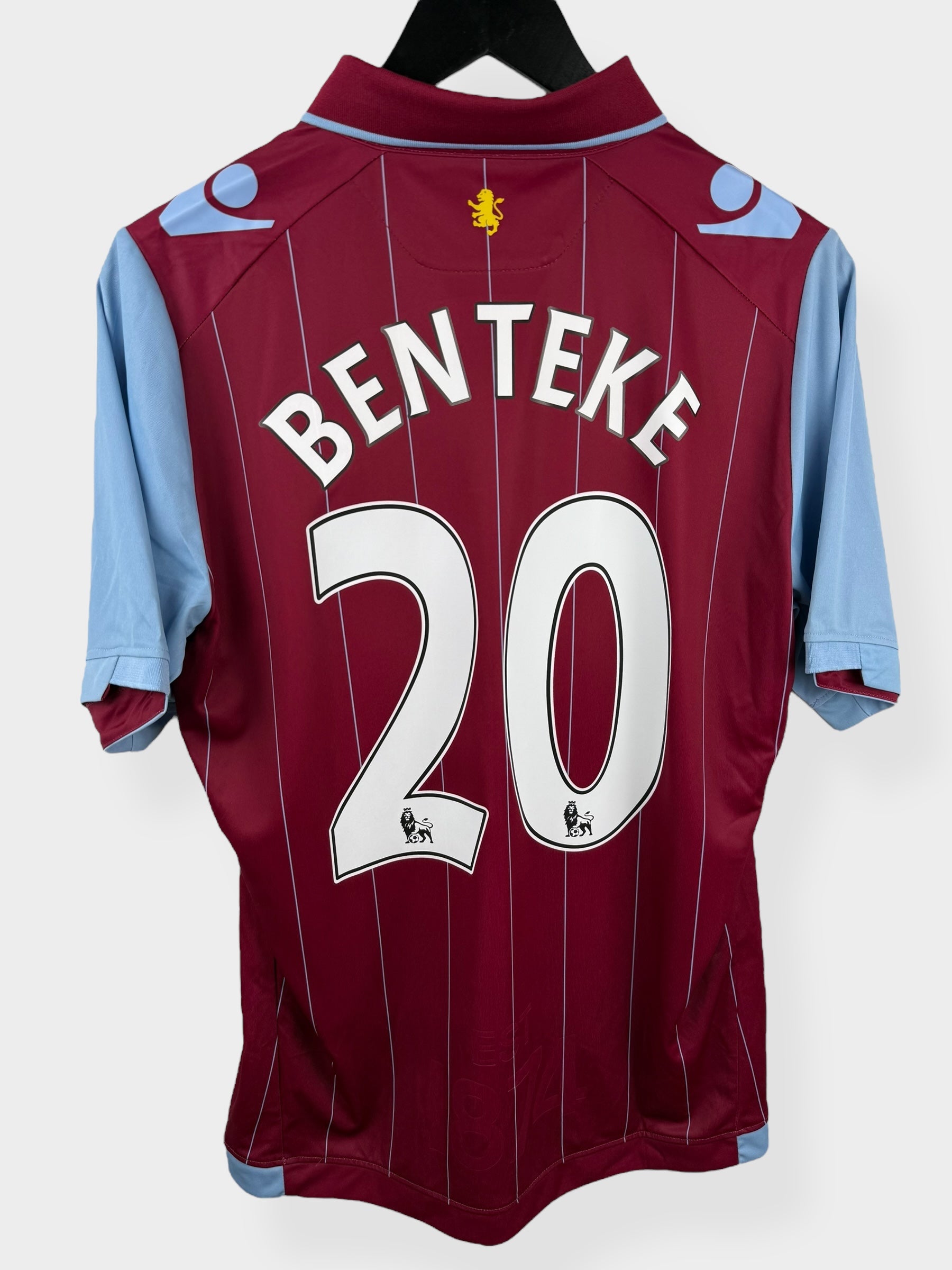 2014-15 ASTON VILLA HOME SHIRT BENTEKE #20 M