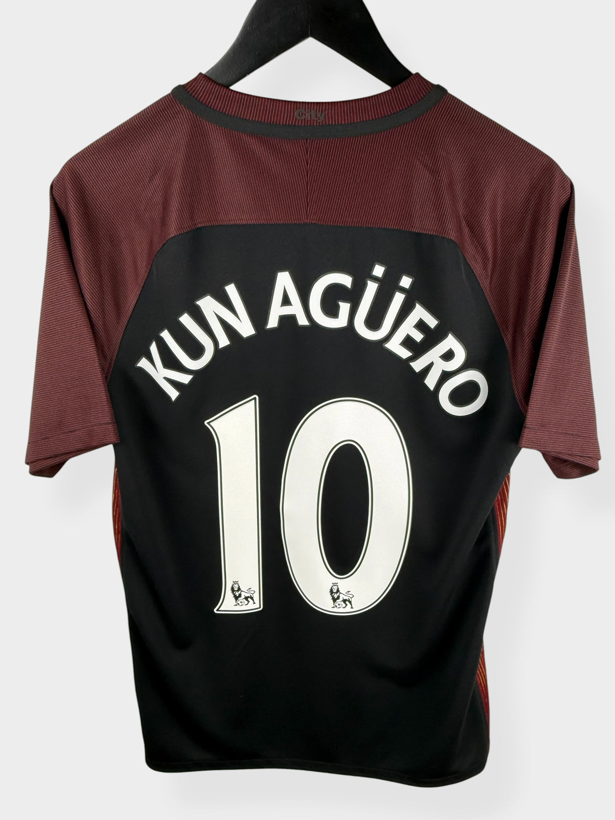 2016-17 MANCHESTER CITY AUSWÄRTSTRIKOT KUN AGUERO #10 S