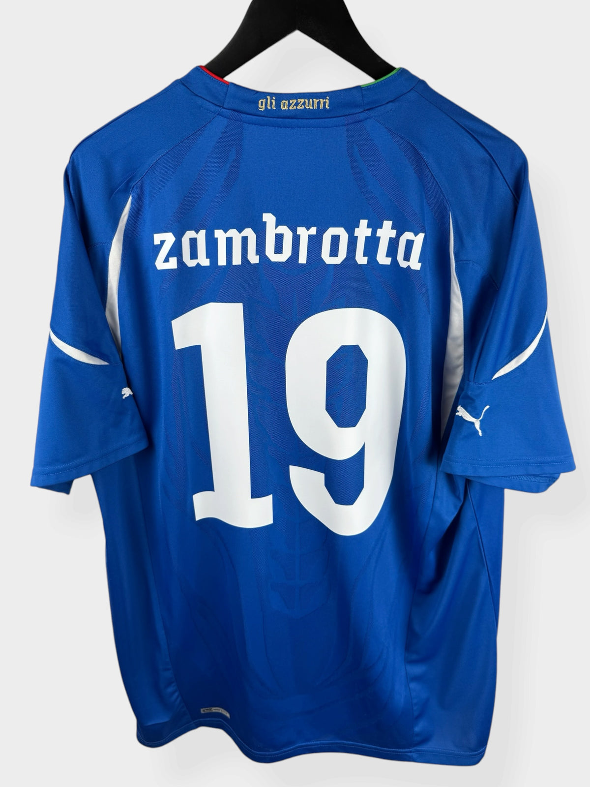 2010-12 ITALY HOME SHIRT ZAMBROTTA #19 XXL - Authentic Football Club