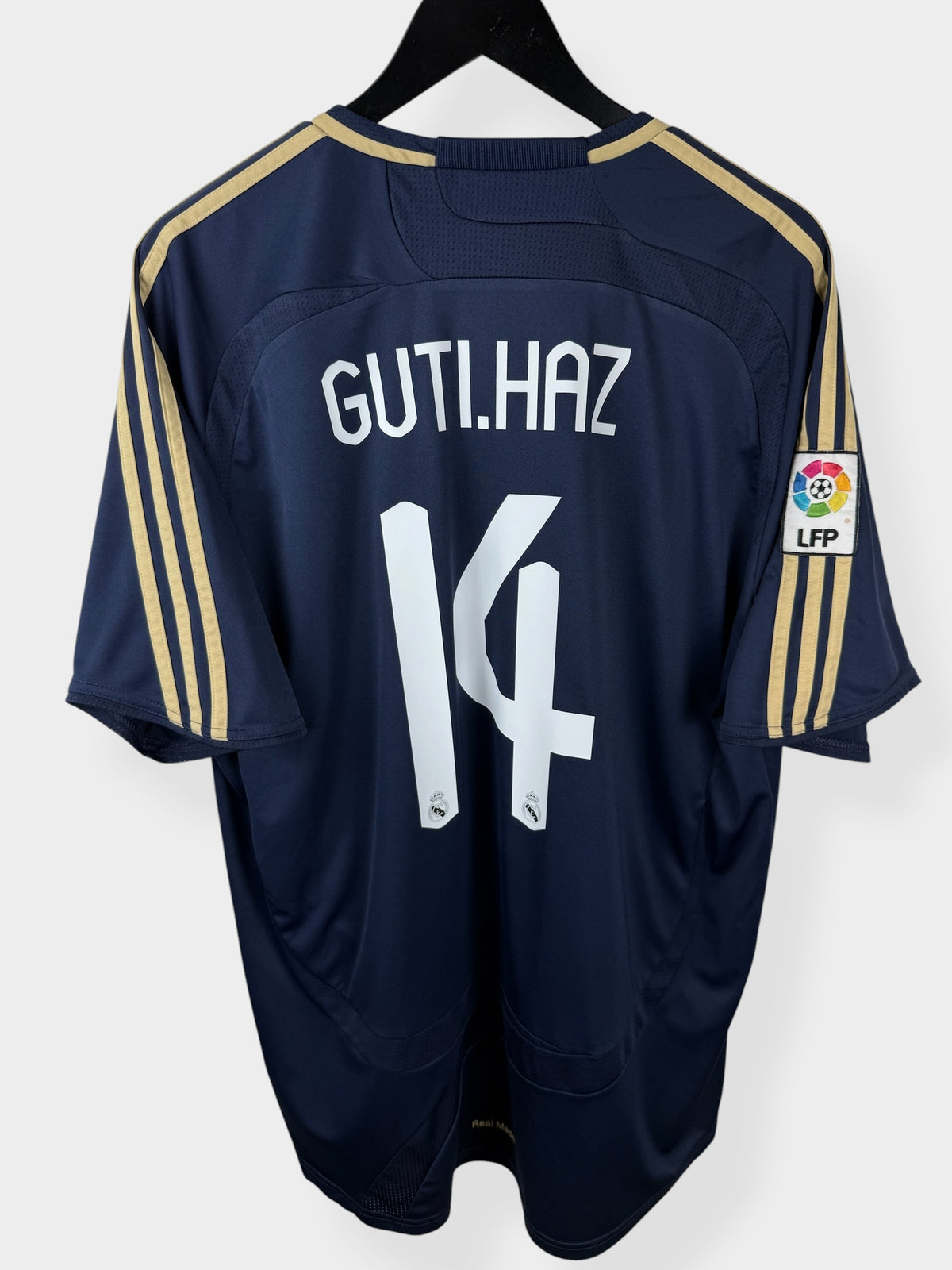 2007-08 REAL MADRID AUSWÄRTSTRIKOT GUTI.HAZ #14 XL