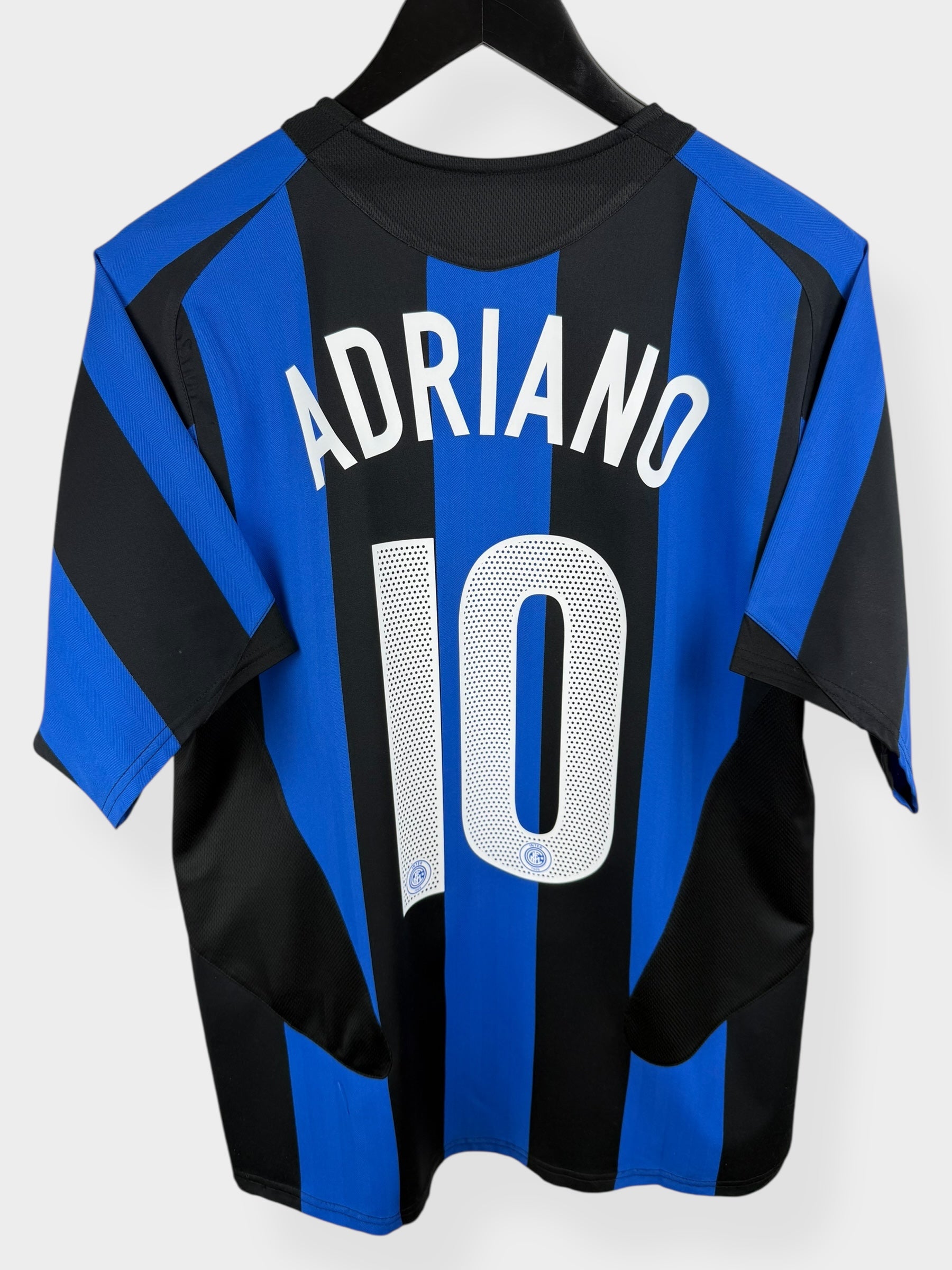 2005-06 INTER MILAN HOME SHIRT ADRIANO #10 S - Authentic Football Club