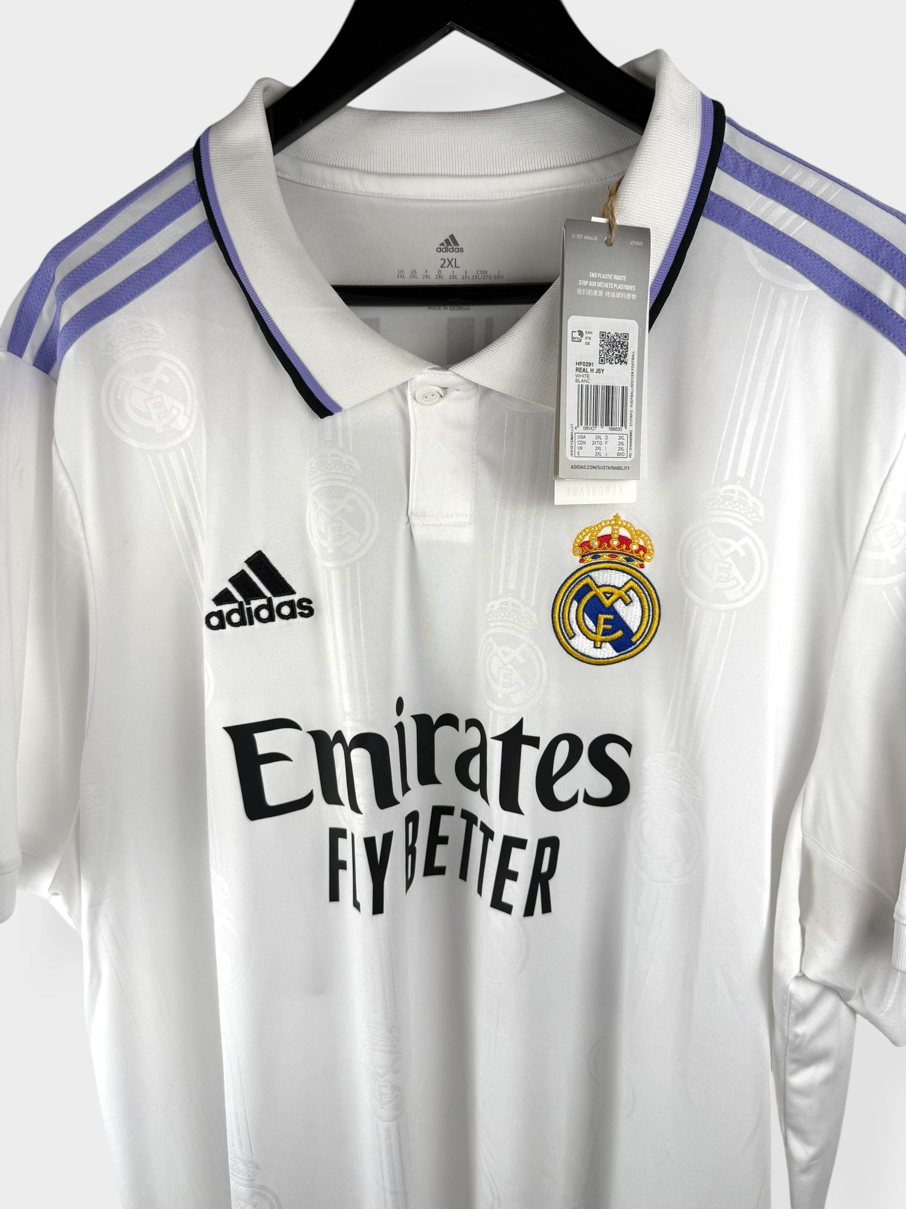 2022-23 REAL MADRID THUISSHIRT VINI JR. #20 XXL