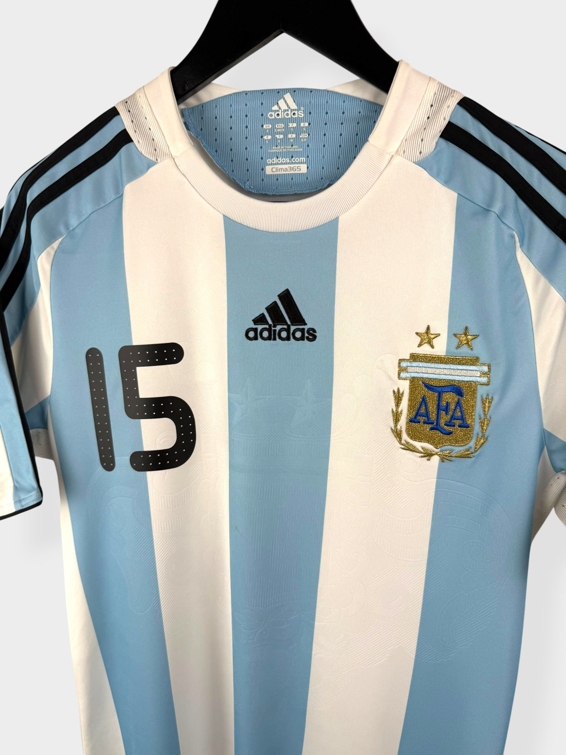 2007-09 ARGENTINIË THUISSHIRT MESSI #15 S