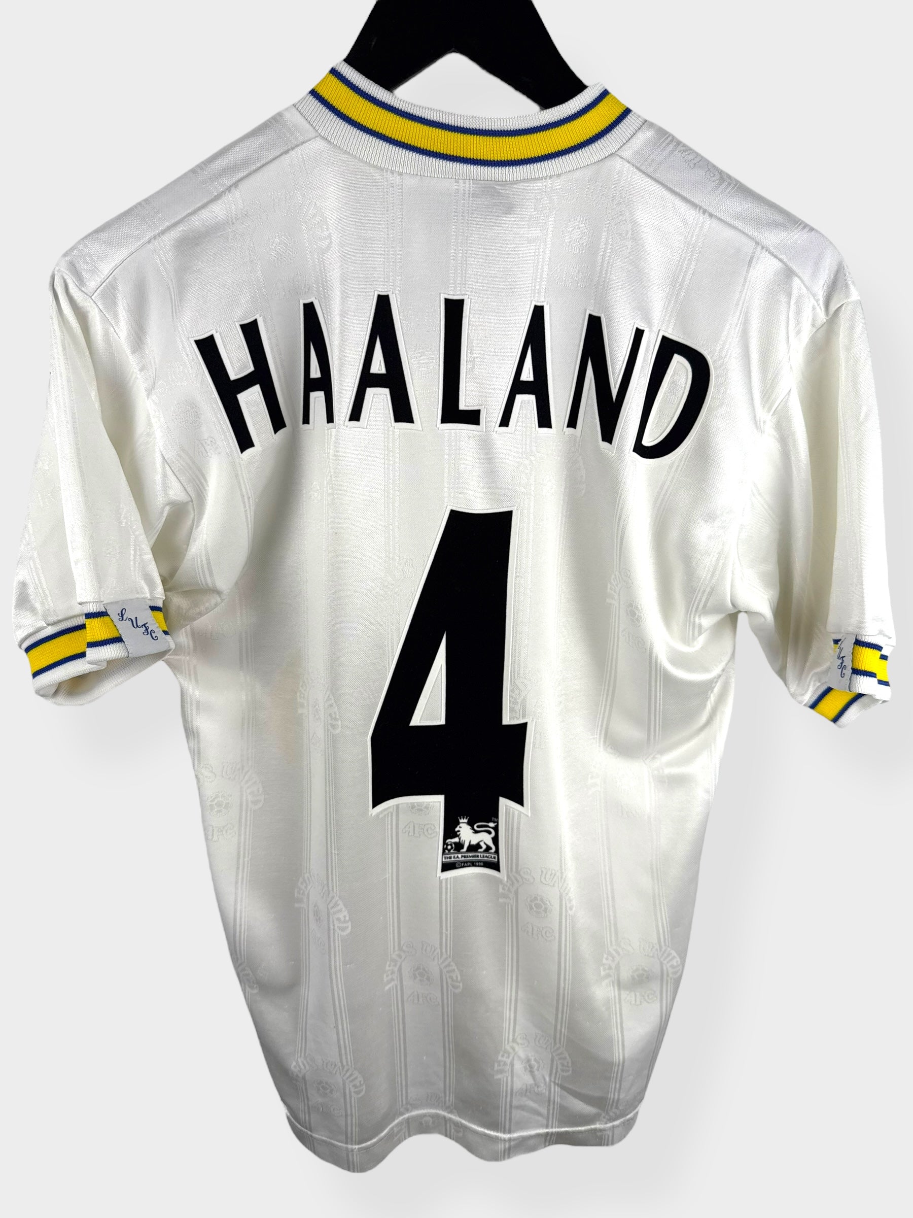 1996-98 LEEDS UNITED HEIMTRIKOT HAALAND #4 S