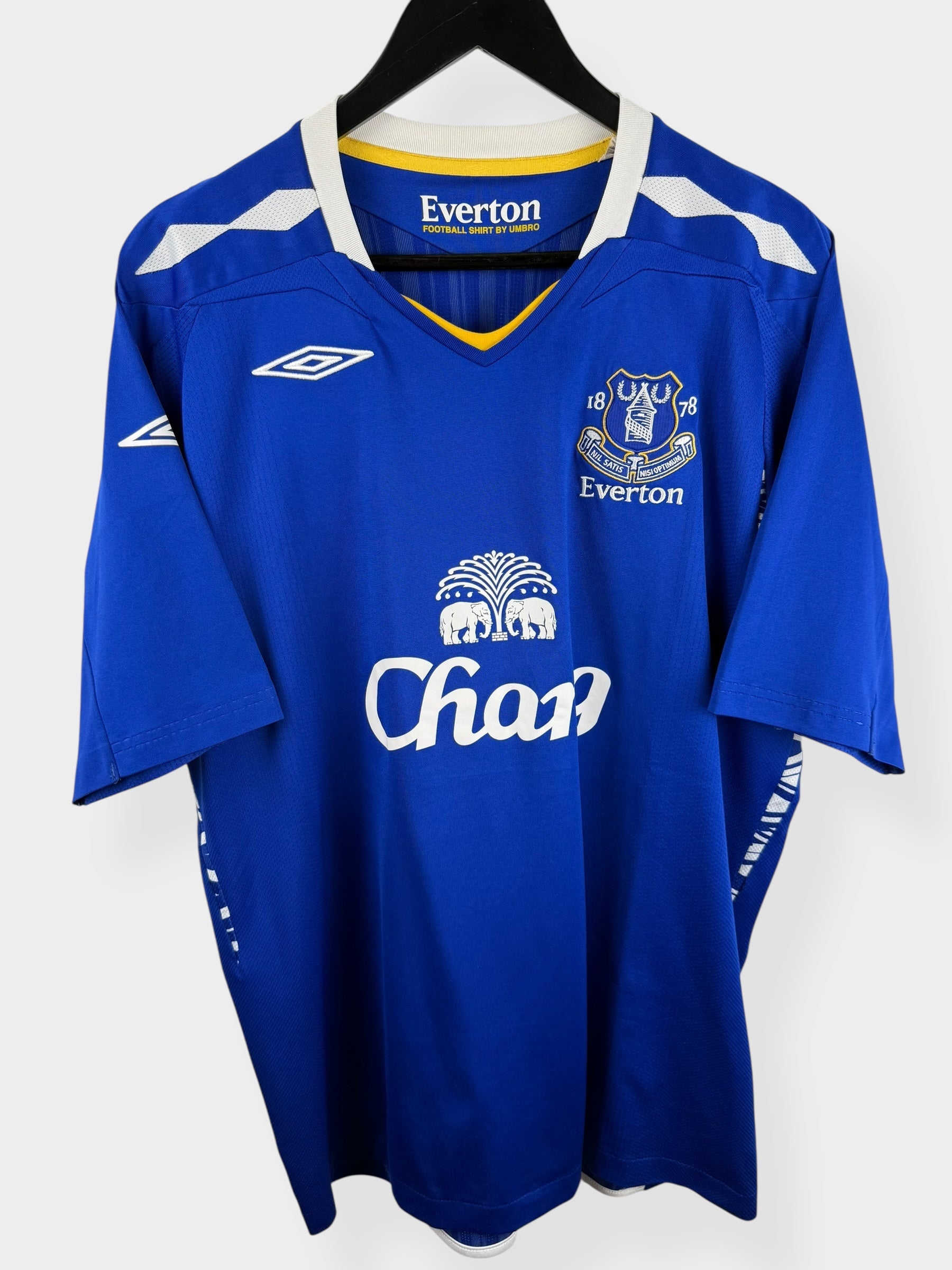 2007-08 EVERTON HOME SHIRT PIENAAR #20 XL - Authentic Football Club