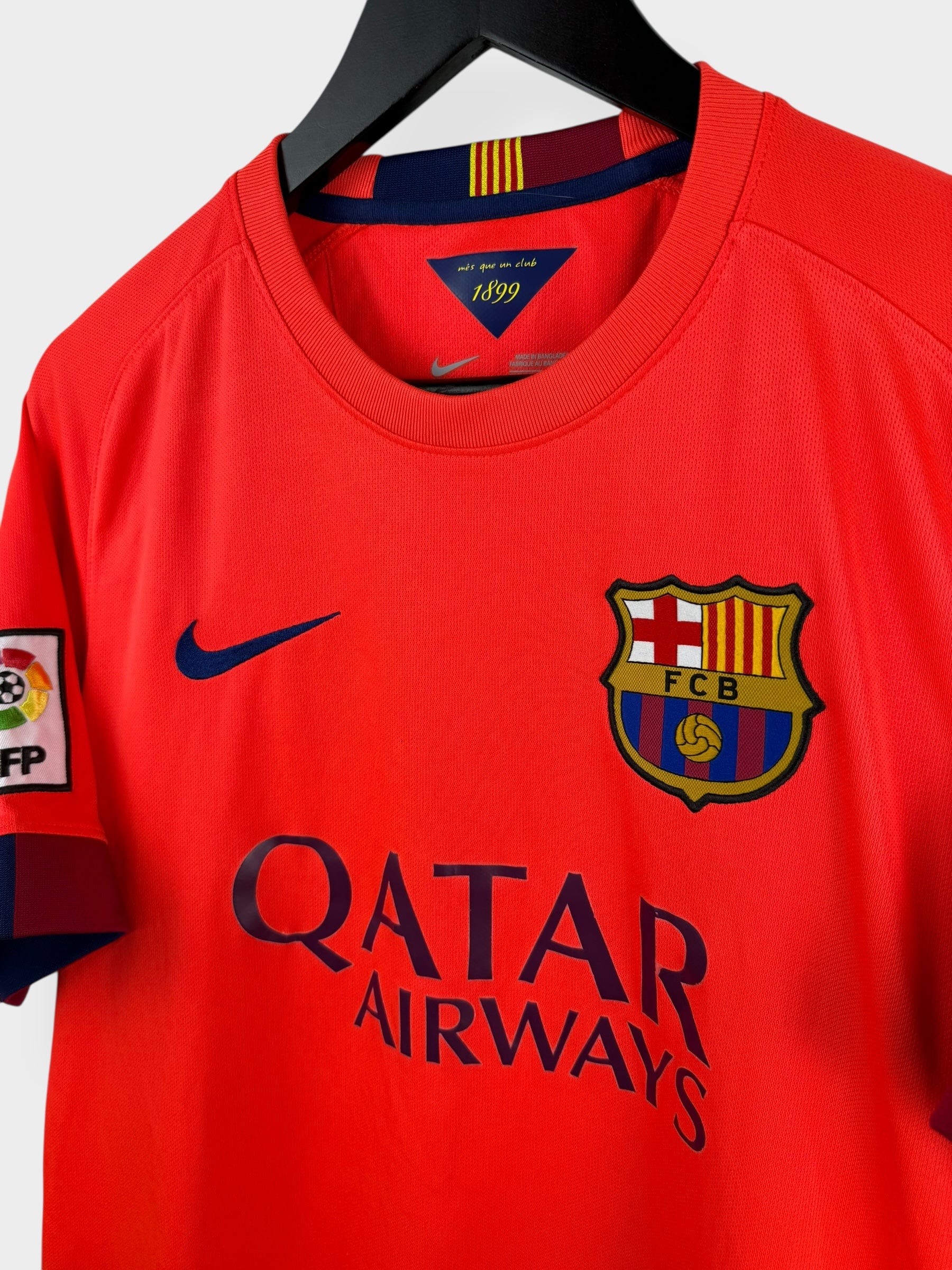 2014-15 BARCELONA AWAY SHIRT MESSI #10 M - Authentic Football Club