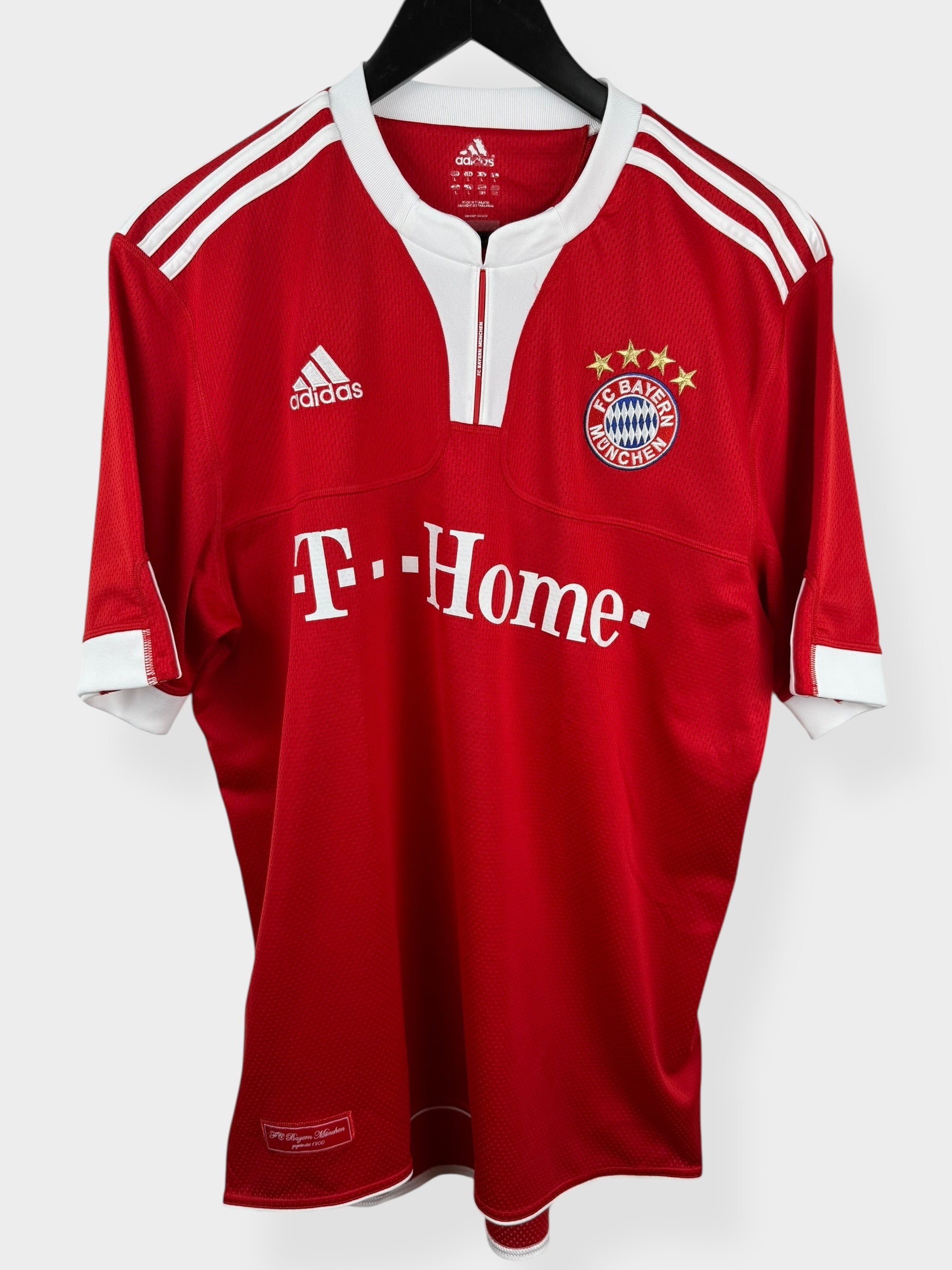 2009-10 BAYERN MUNICH HOME SHIRT RIBERY #7 L
