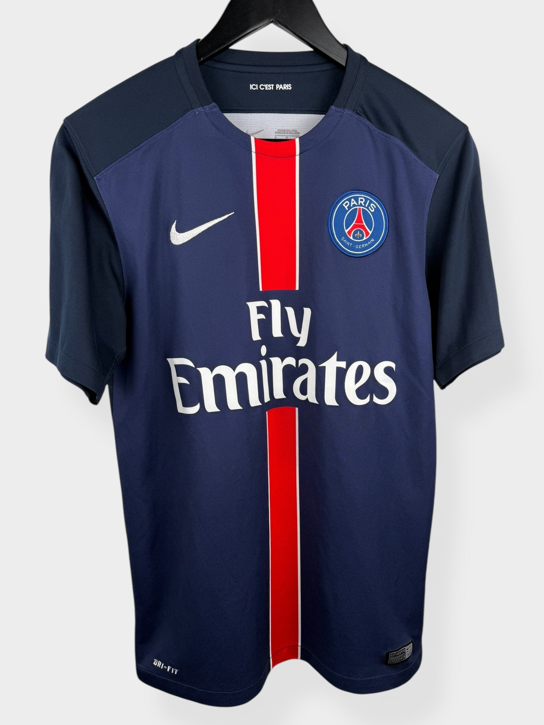 2015-16 PARIS SAINT-GERMAIN HOME SHIRT IBRAHIMOVIC #10 S