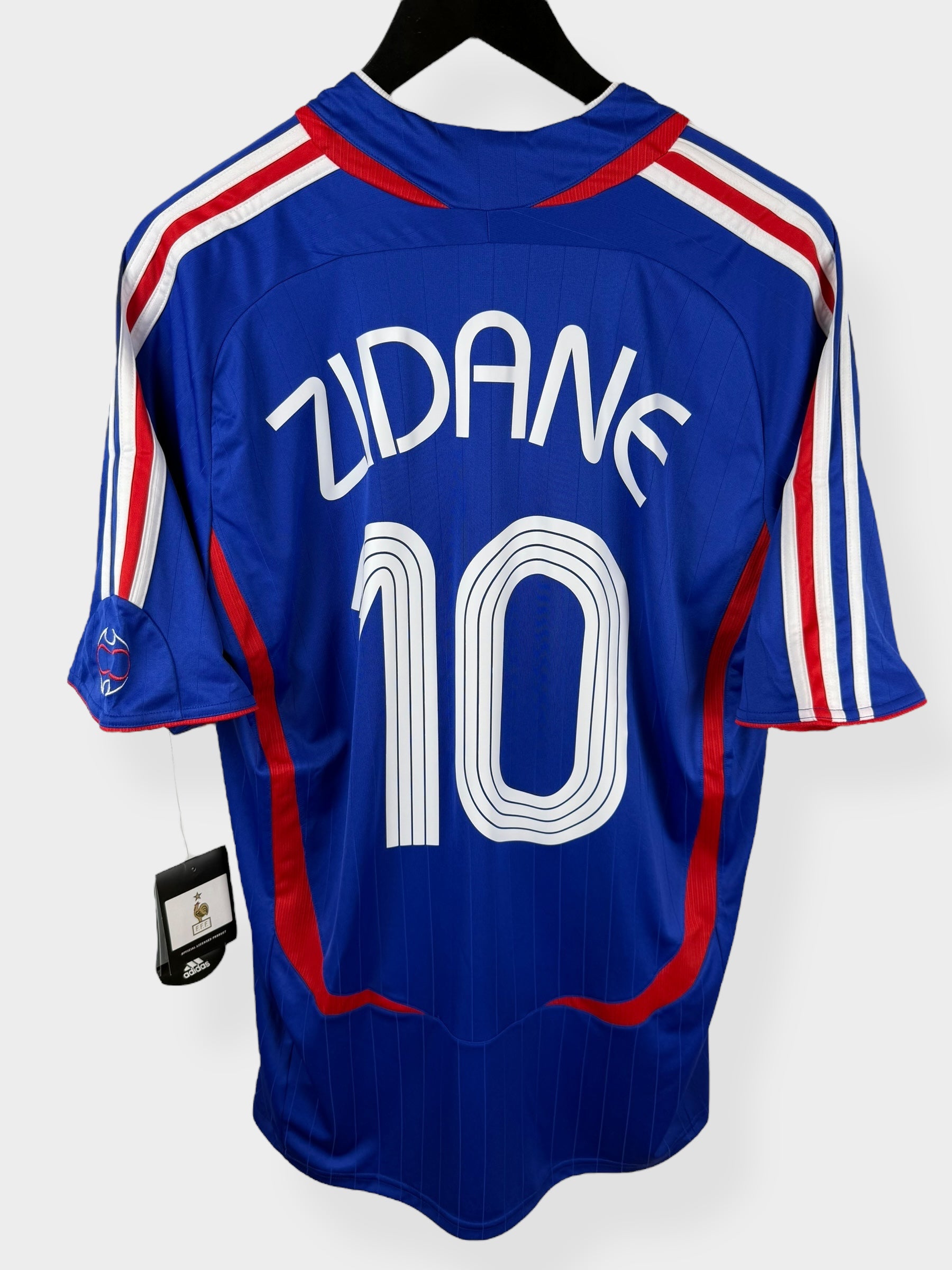 2006-07 FRANCE HOME SHIRT ZIDANE #10 L - Authentic Football Club