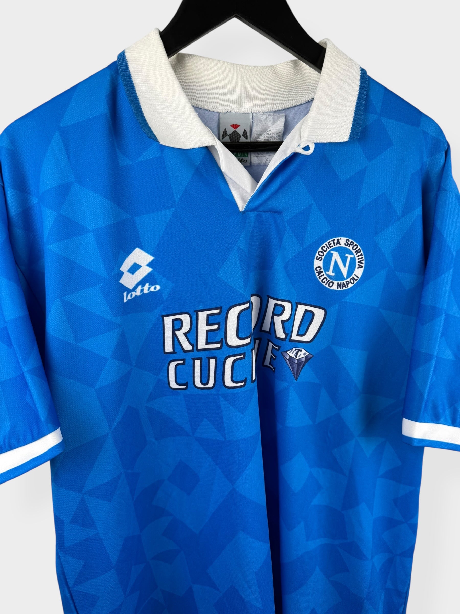 1994-96 NAPOLI HOME SHIRT LS XL - Authentic Football Club