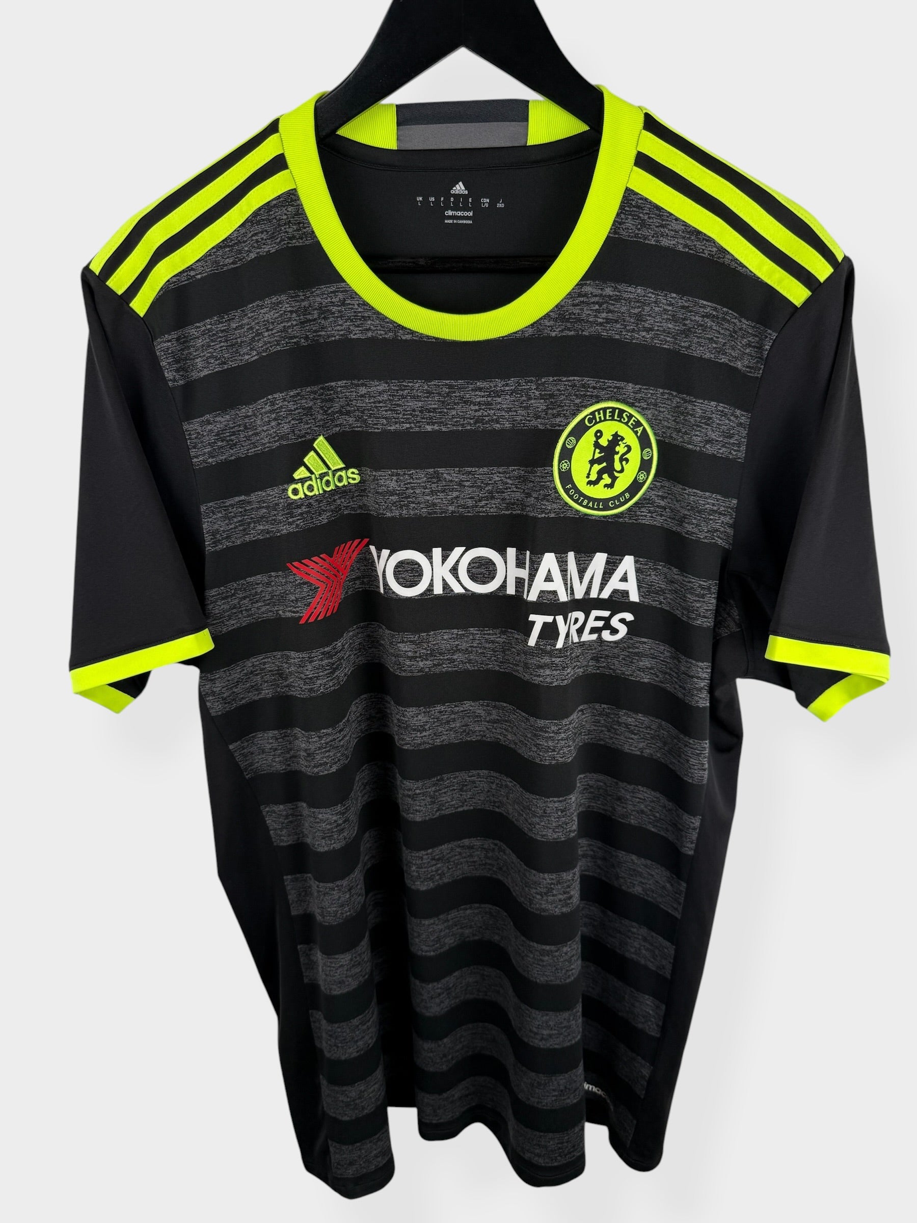 2016-17 CHELSEA AWAY SHIRT HAZARD #10 L