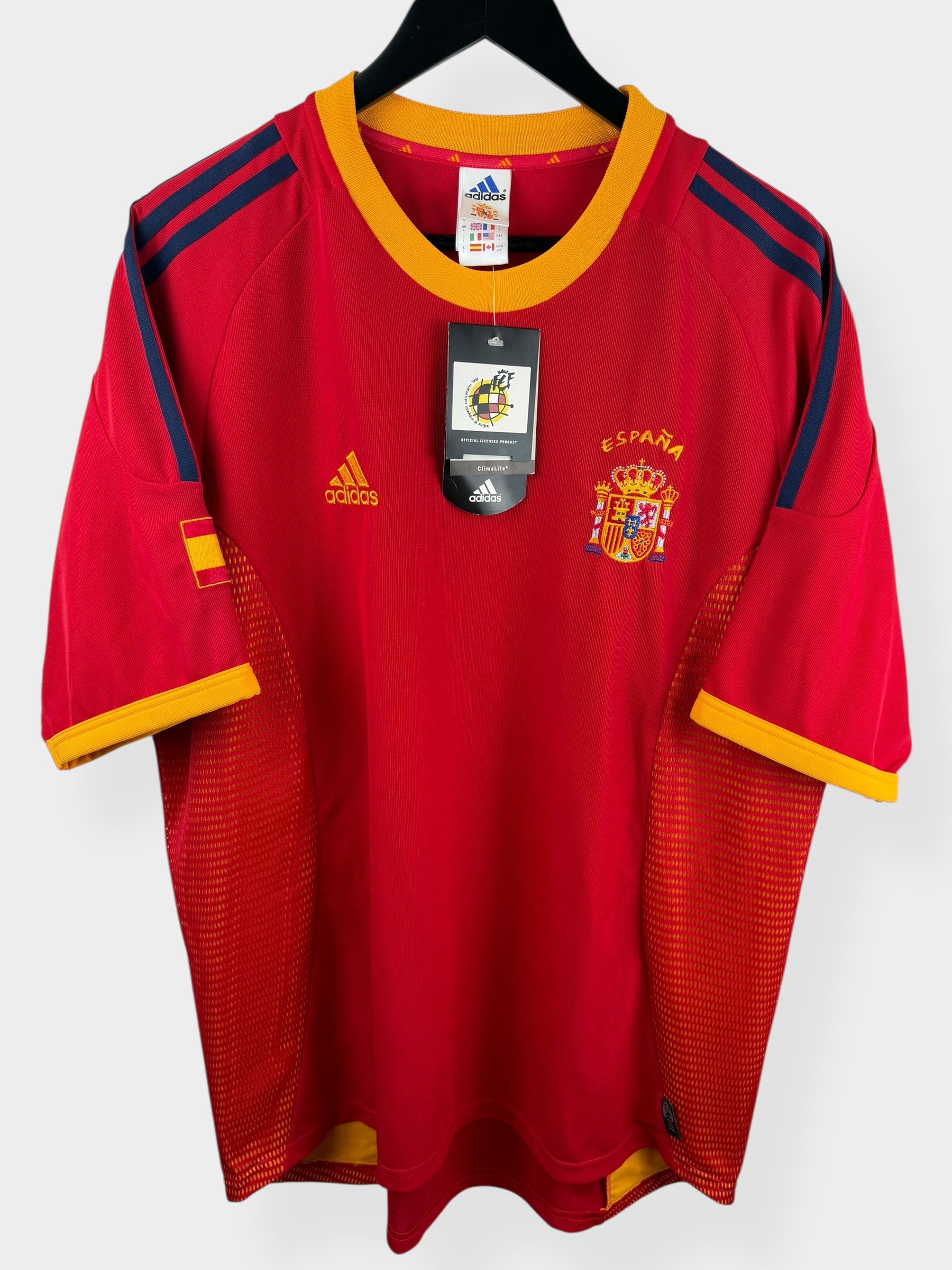 2002-04 SPAIN HOME SHIRT L