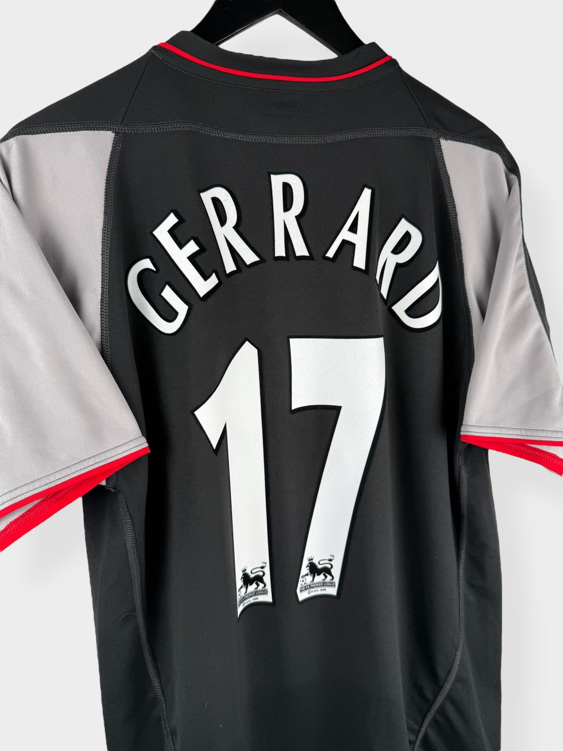 2002-04 LIVERPOOL AWAY SHIRT GERRARD #17 M