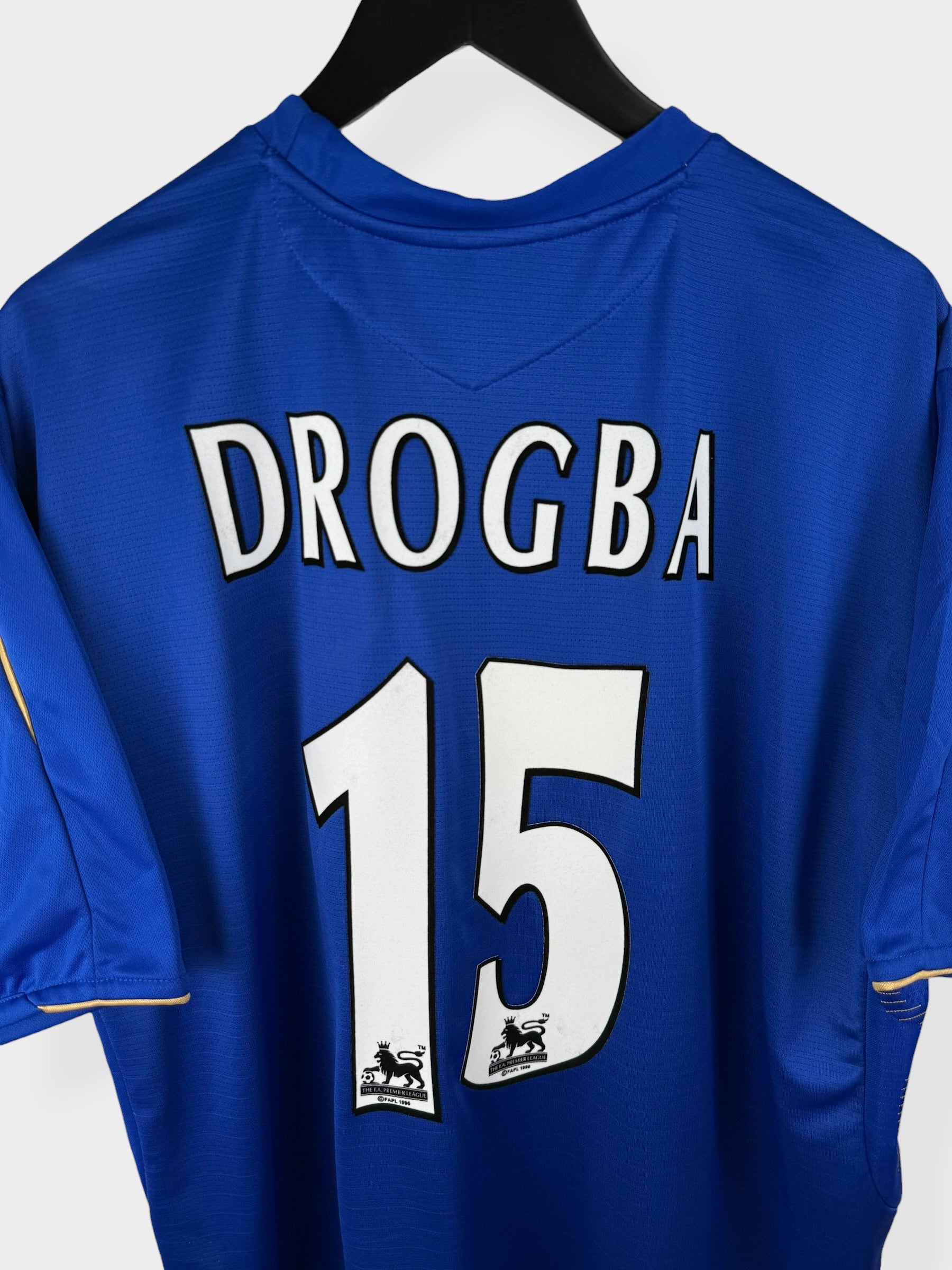 2005-06 CHELSEA HOME SHIRT DROGBA #15 XXL