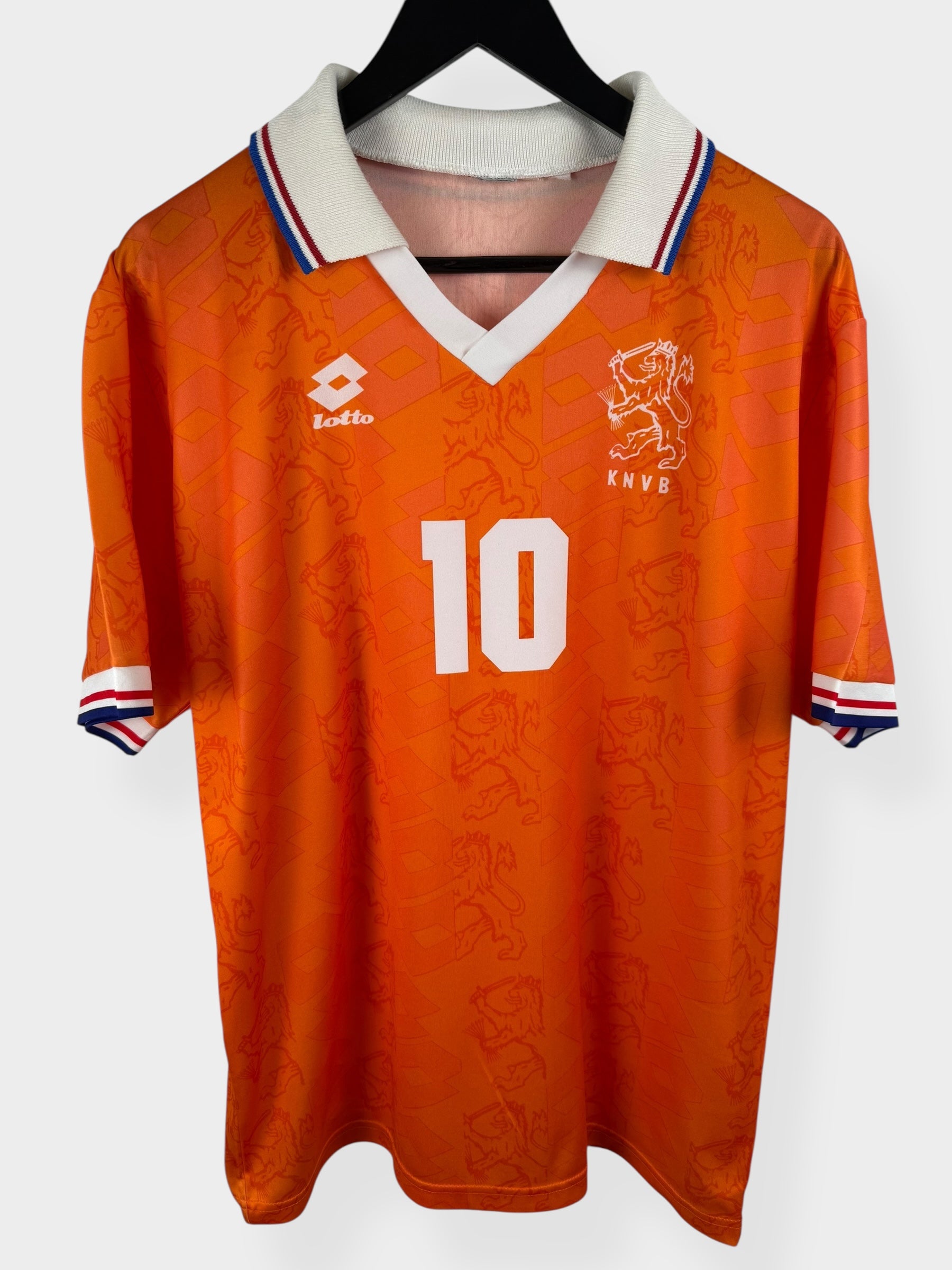 1994-95 NETHERLANDS HOME SHIRT BERGKAMP #10 XL