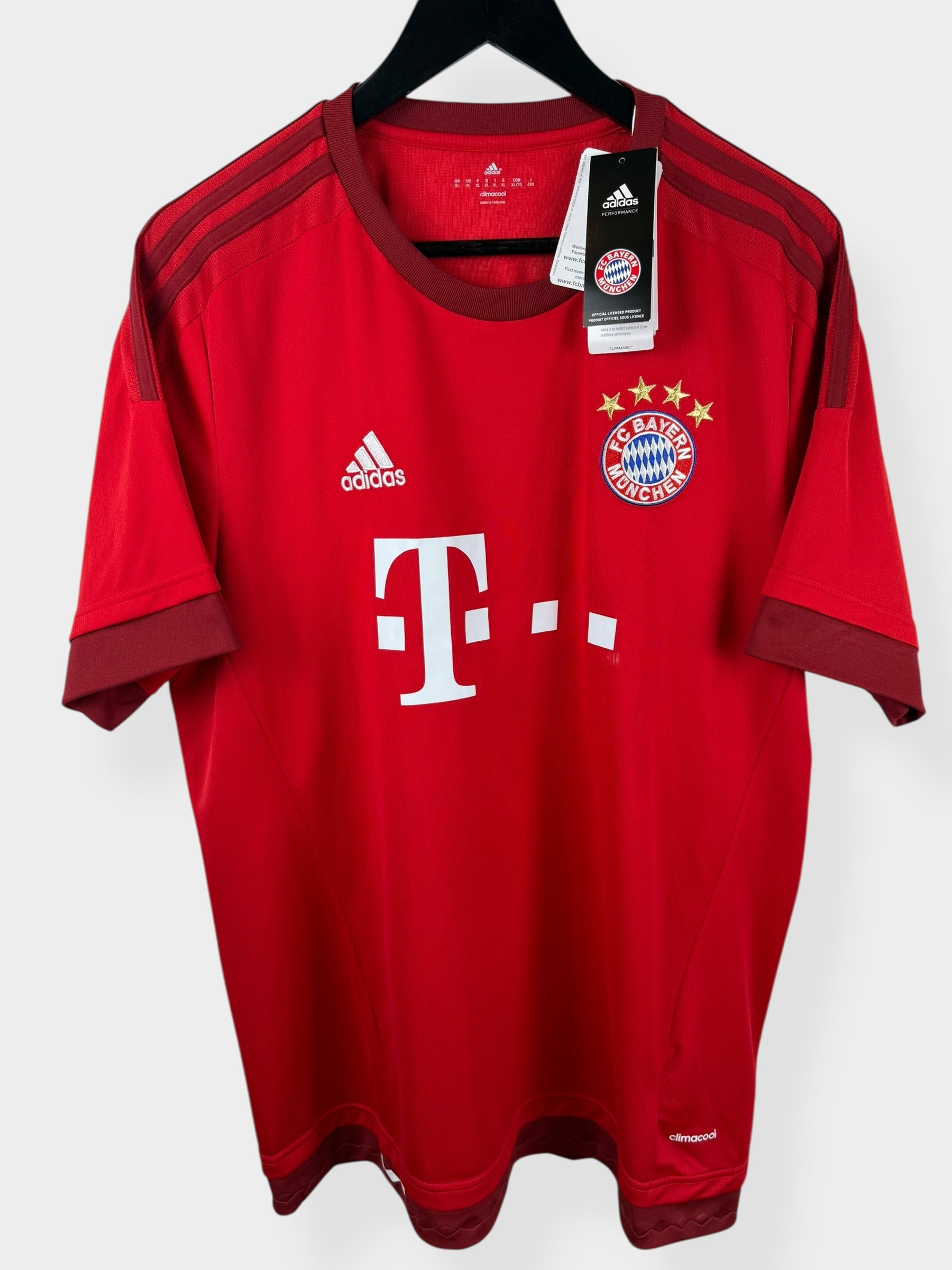 2015-16 BAYERN MUNICH HOME SHIRT RIBERY #7 XL - Authentic Football Club
