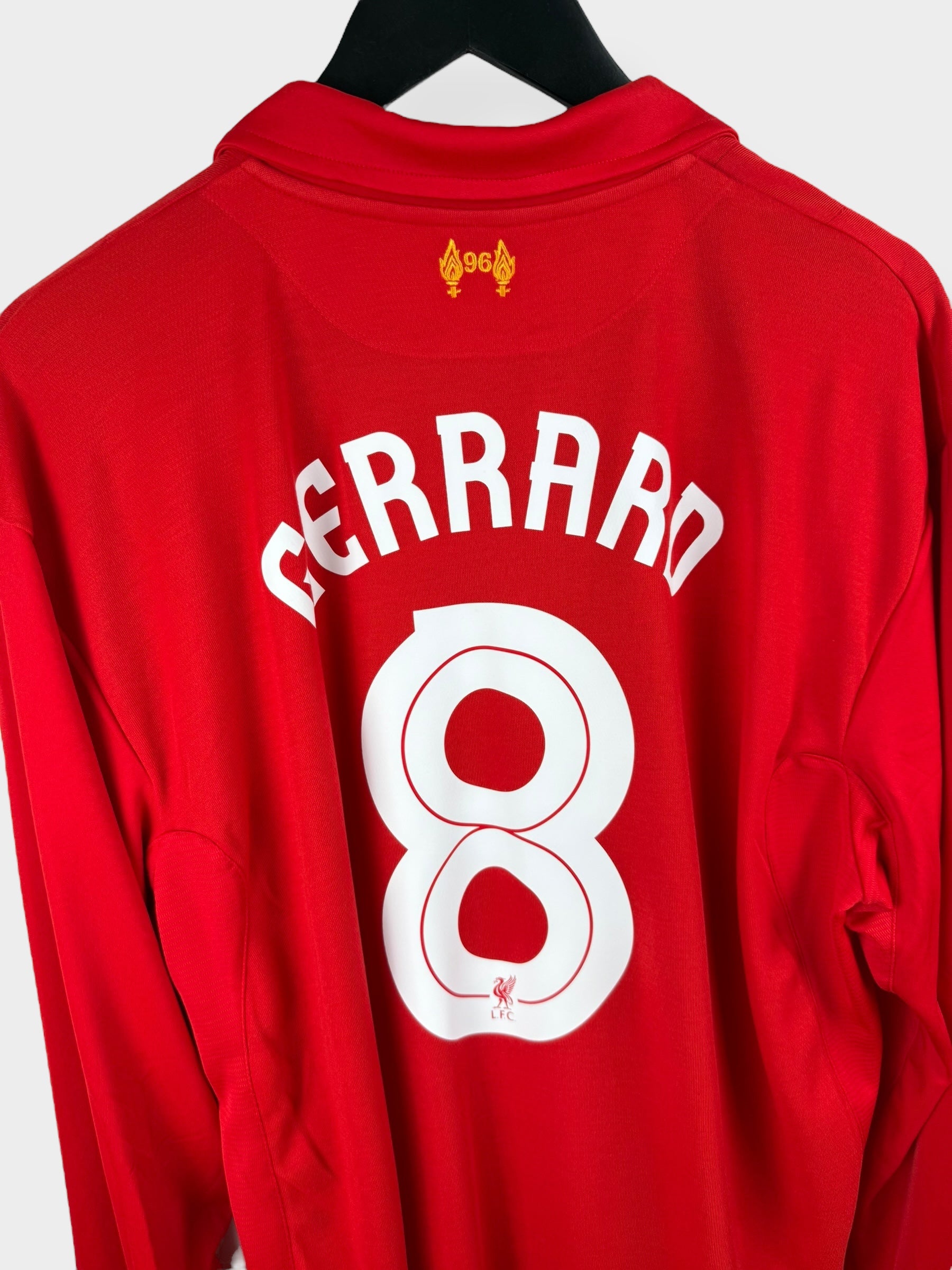 2012-13 LIVERPOOL HOME SHIRT LS GERRARD #8 XXL