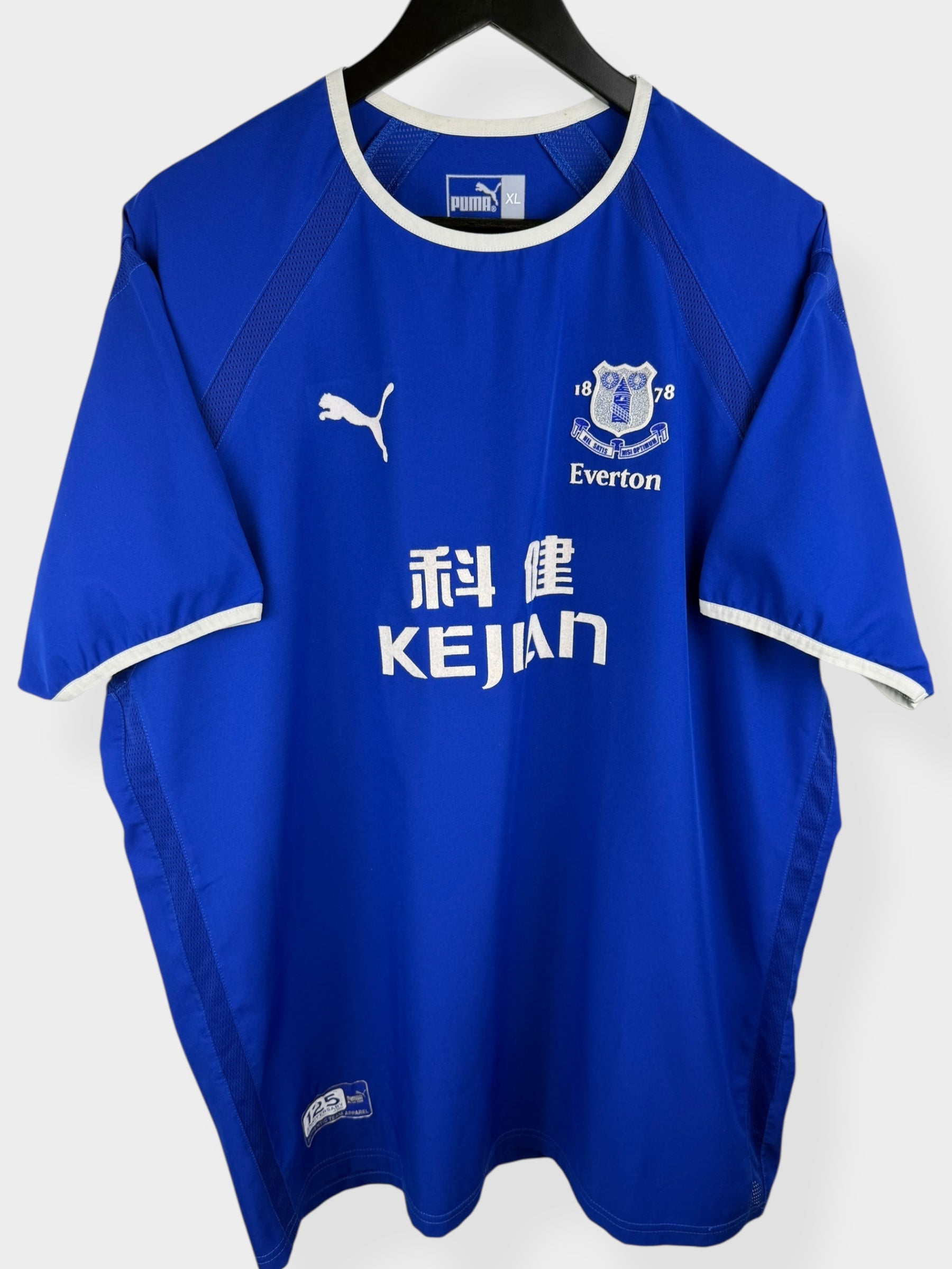 2003-04 EVERTON HOME SHIRT ROONEY #18 XL