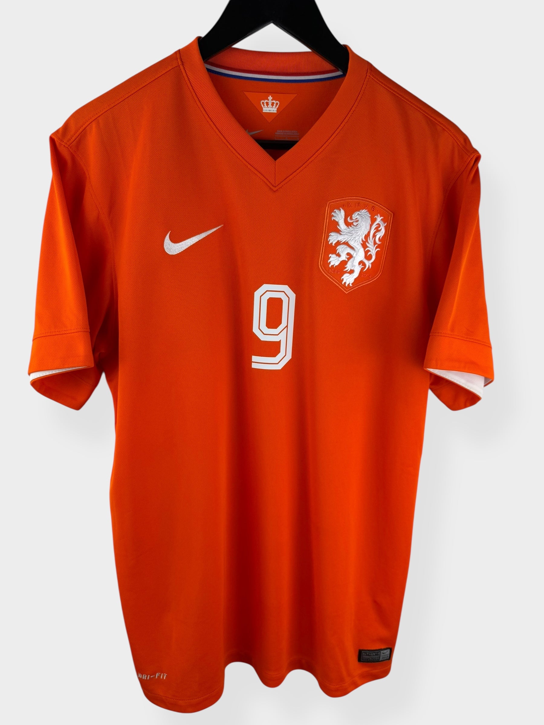 2014-15 NETHERLANDS HOME SHIRT V. PERSIE #9 L