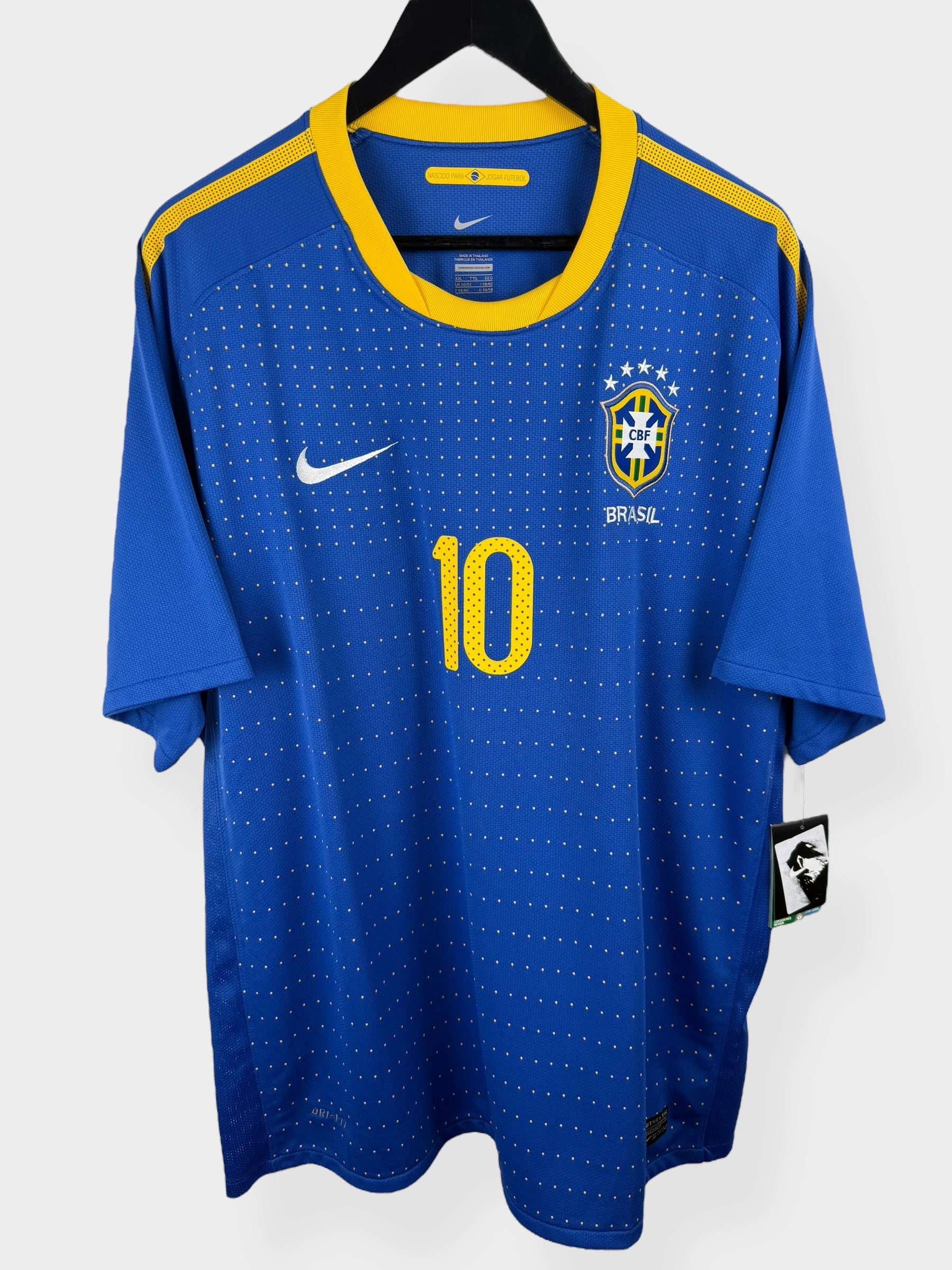 2010-11 BRAZIL AWAY SHIRT KAKA #10 XXL