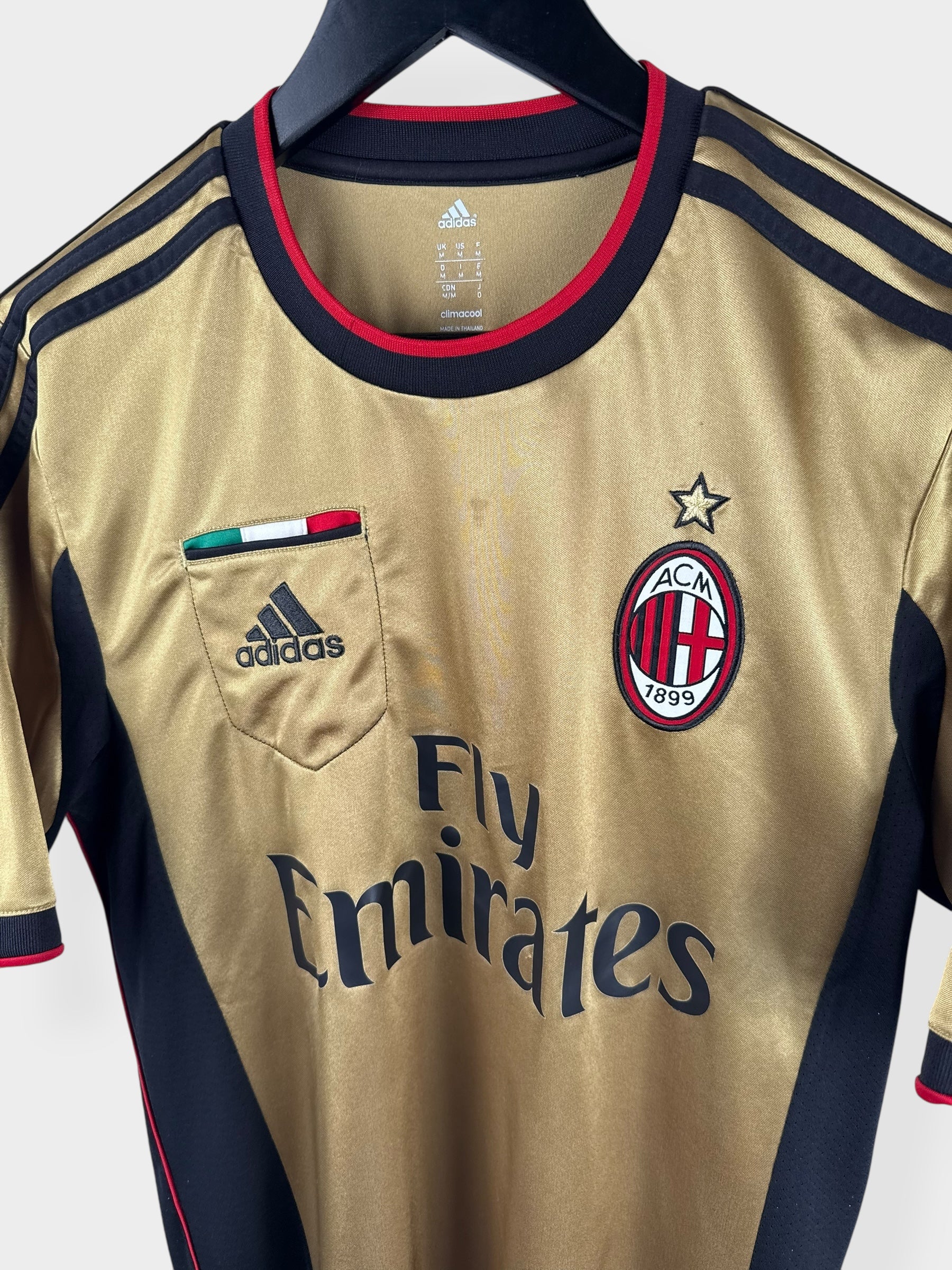 2013-14 AC MILAN THIRD SHIRT BALOTELLI #45 M - Authentic Football Club