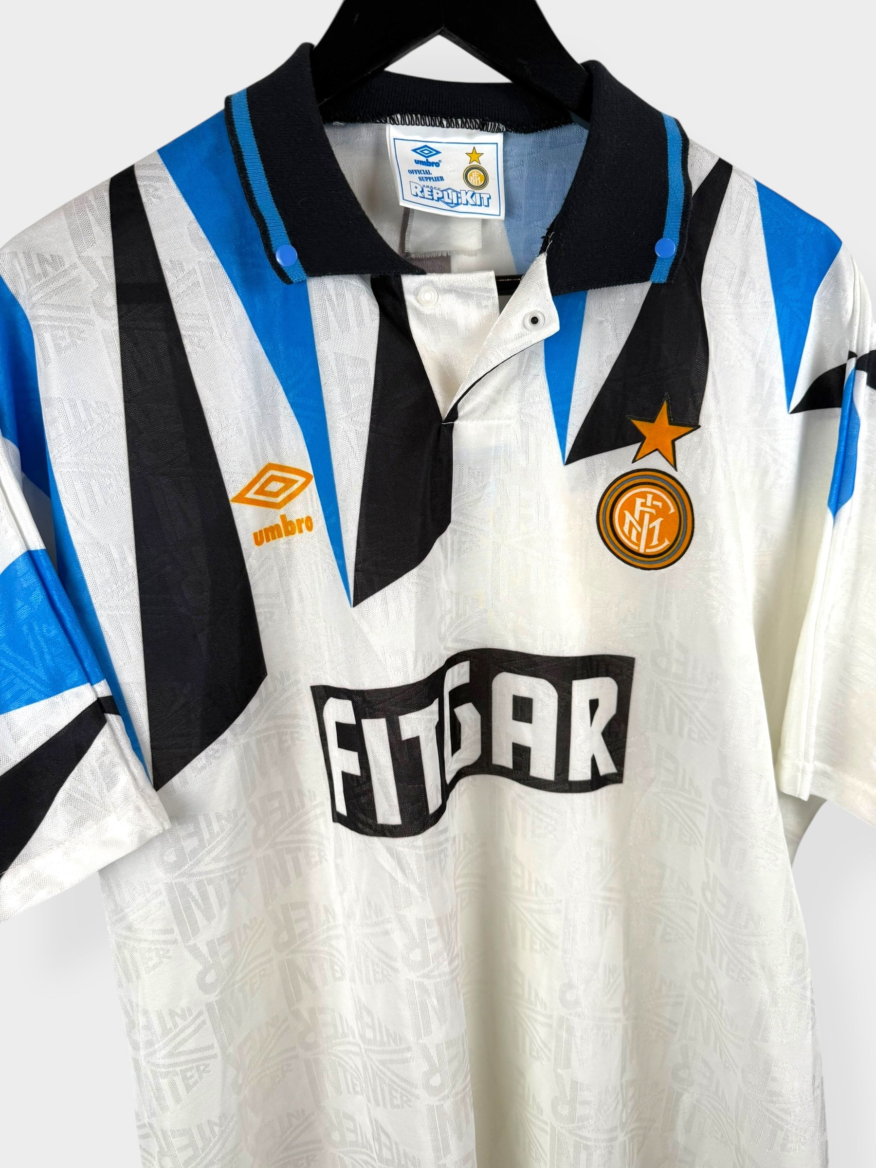 1991-92 INTER MILAN MAILLOT EXTÉRIEUR XXL