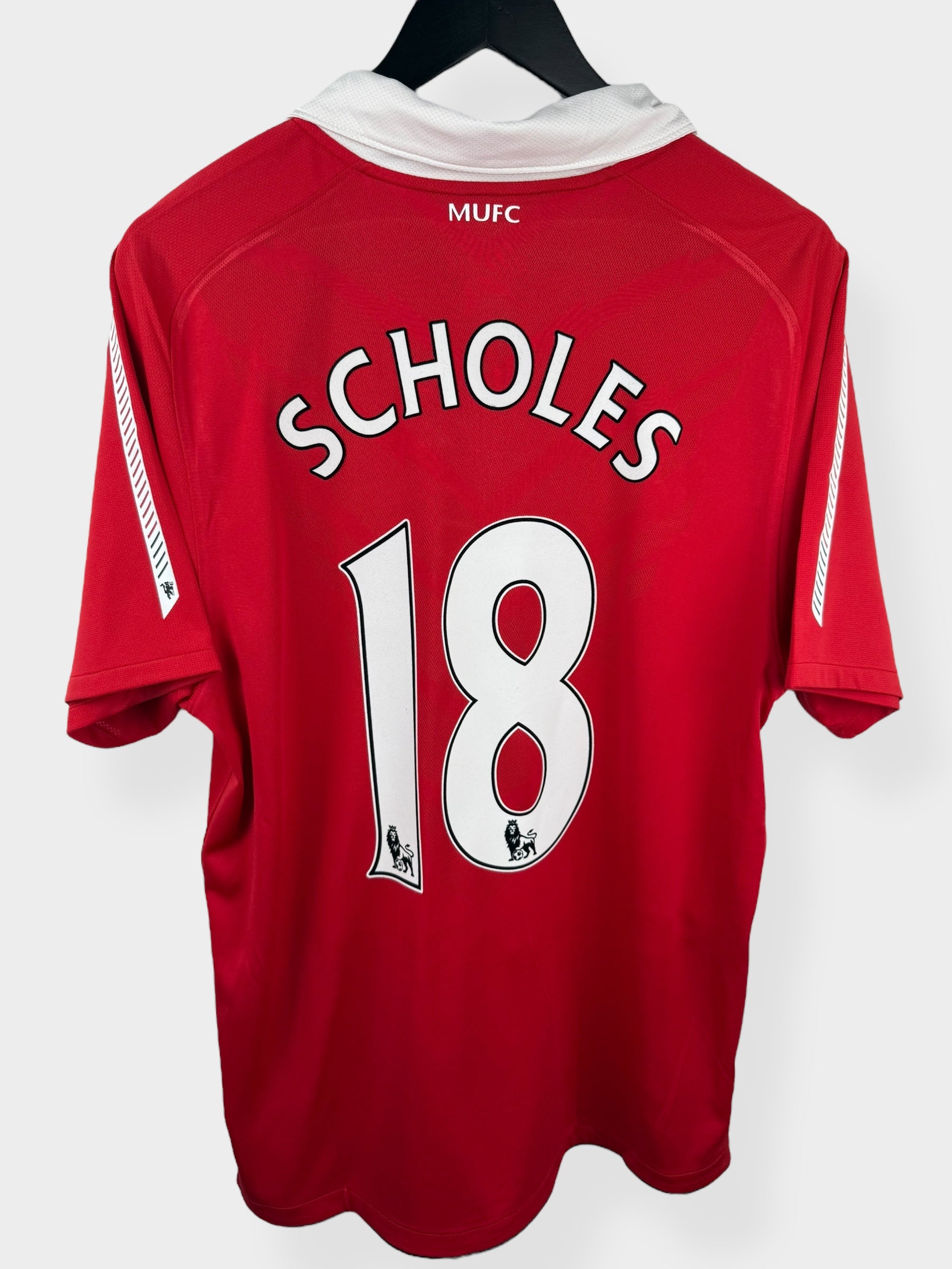 2010-11 MANCHESTER UNITED THUISSHIRT SCHOLES #18 L