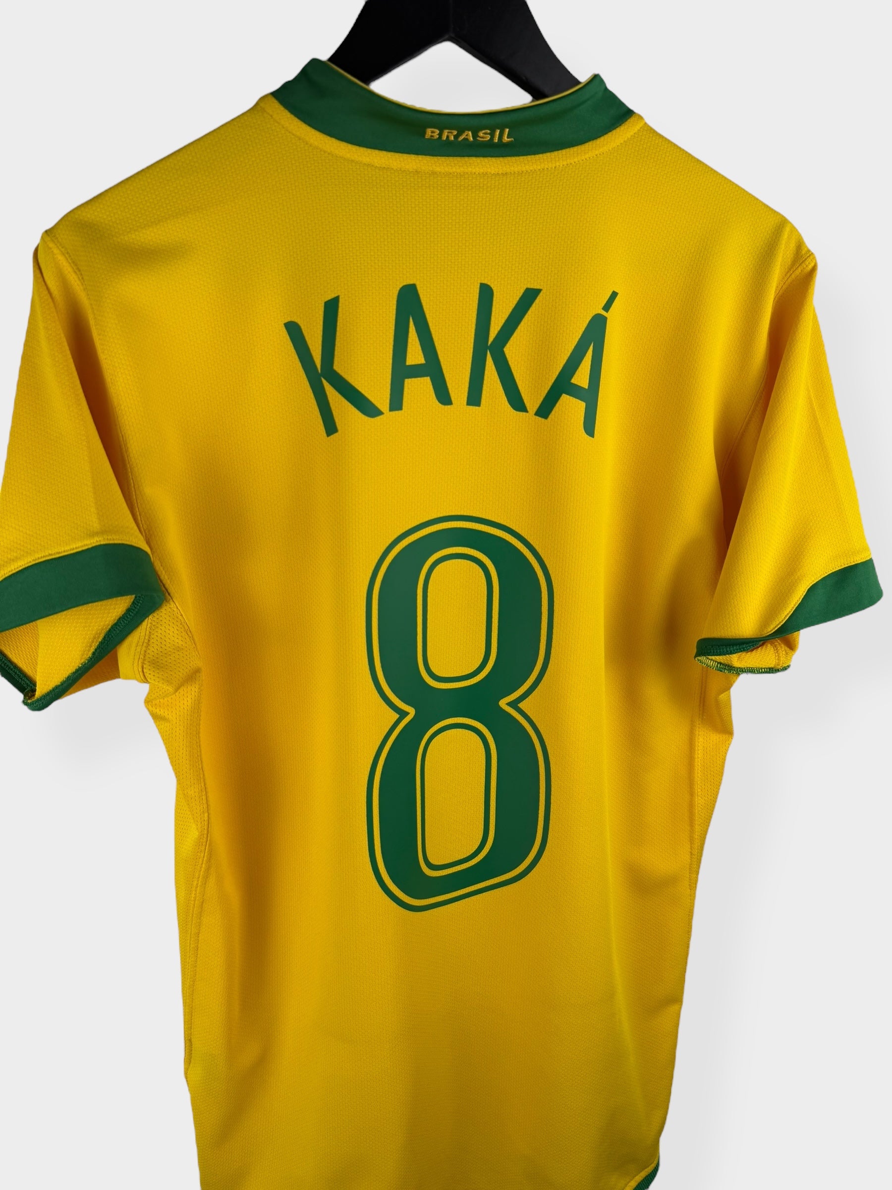 2006-08 BRAZIL HOME SHIRT KAKA #8 M