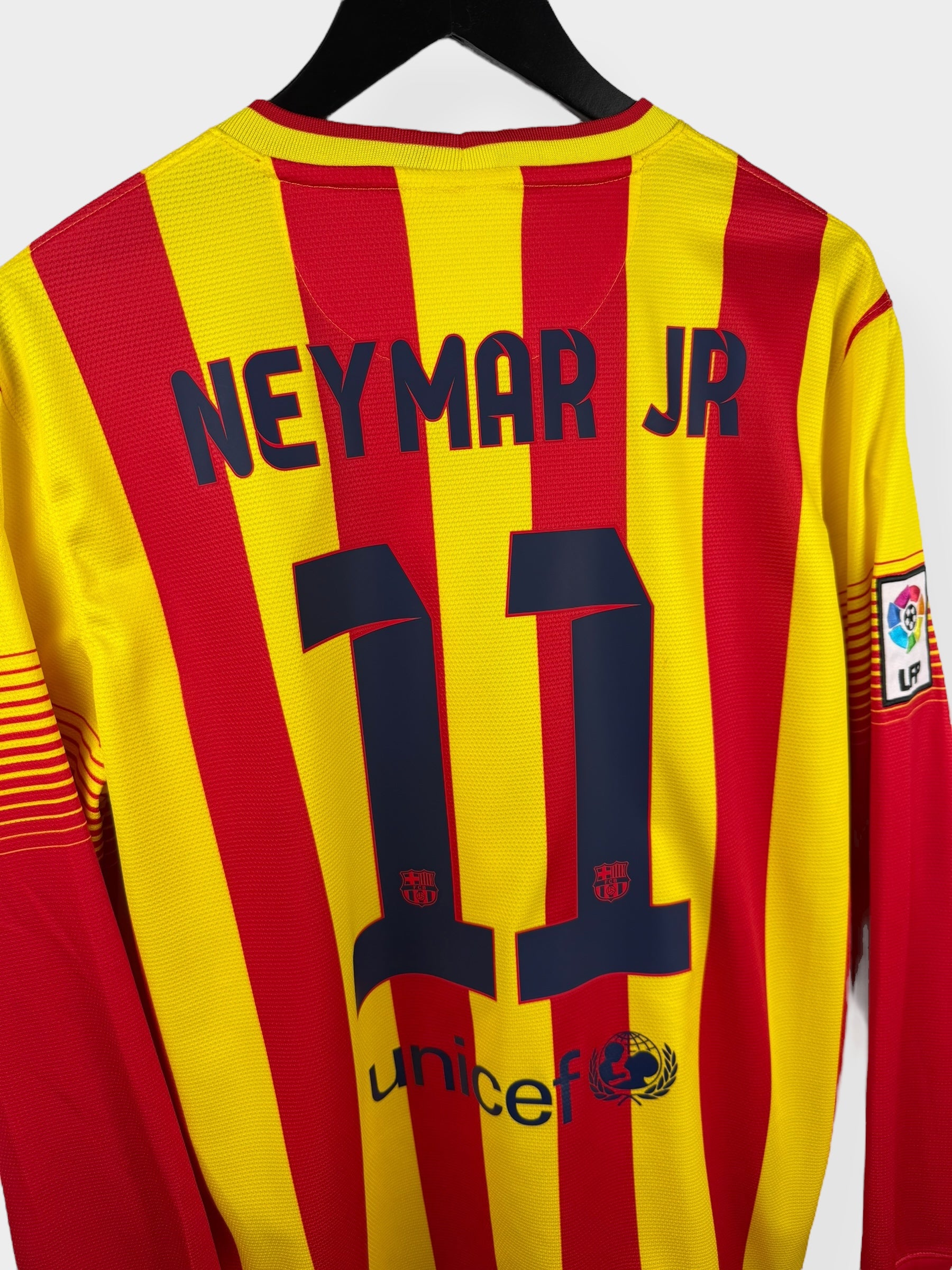 2013-14 BARCELONA AUSWÄRTSTRIKOT NEYMAR JR #11 M LS