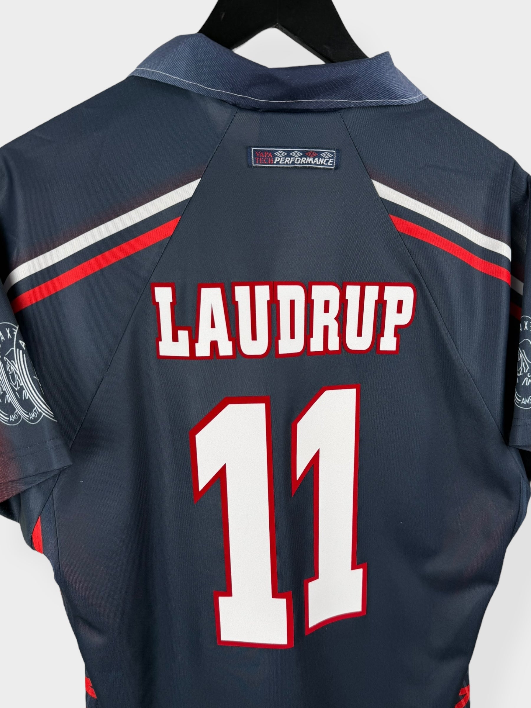 1997-98 AJAX AWAY SHIRT LAUDRUP #10 M