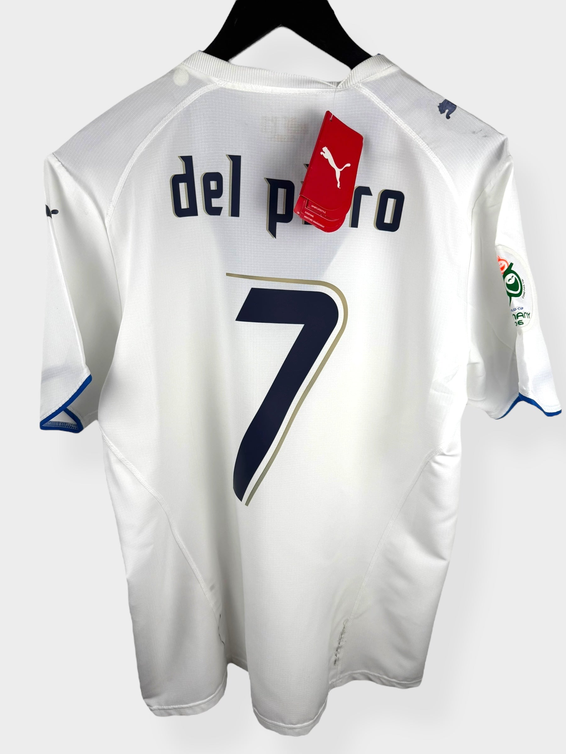 2006-07 ITALY AWAY SHIRT DEL PIERO #7 M