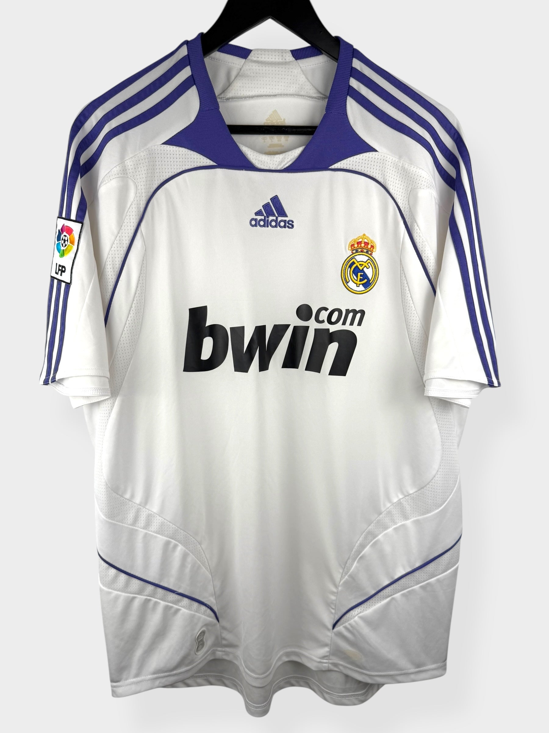 2007-08 REAL MADRID HOME SHIRT L