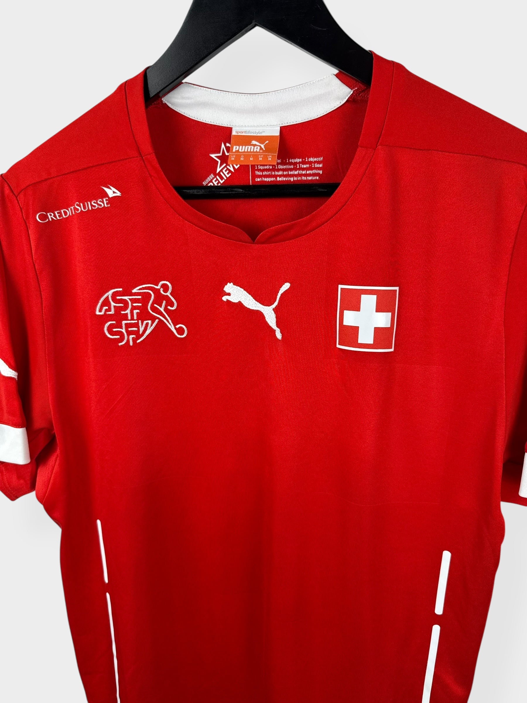 2014-15 SWITZERLAND HOME SHIRT M - Authentic Football Club