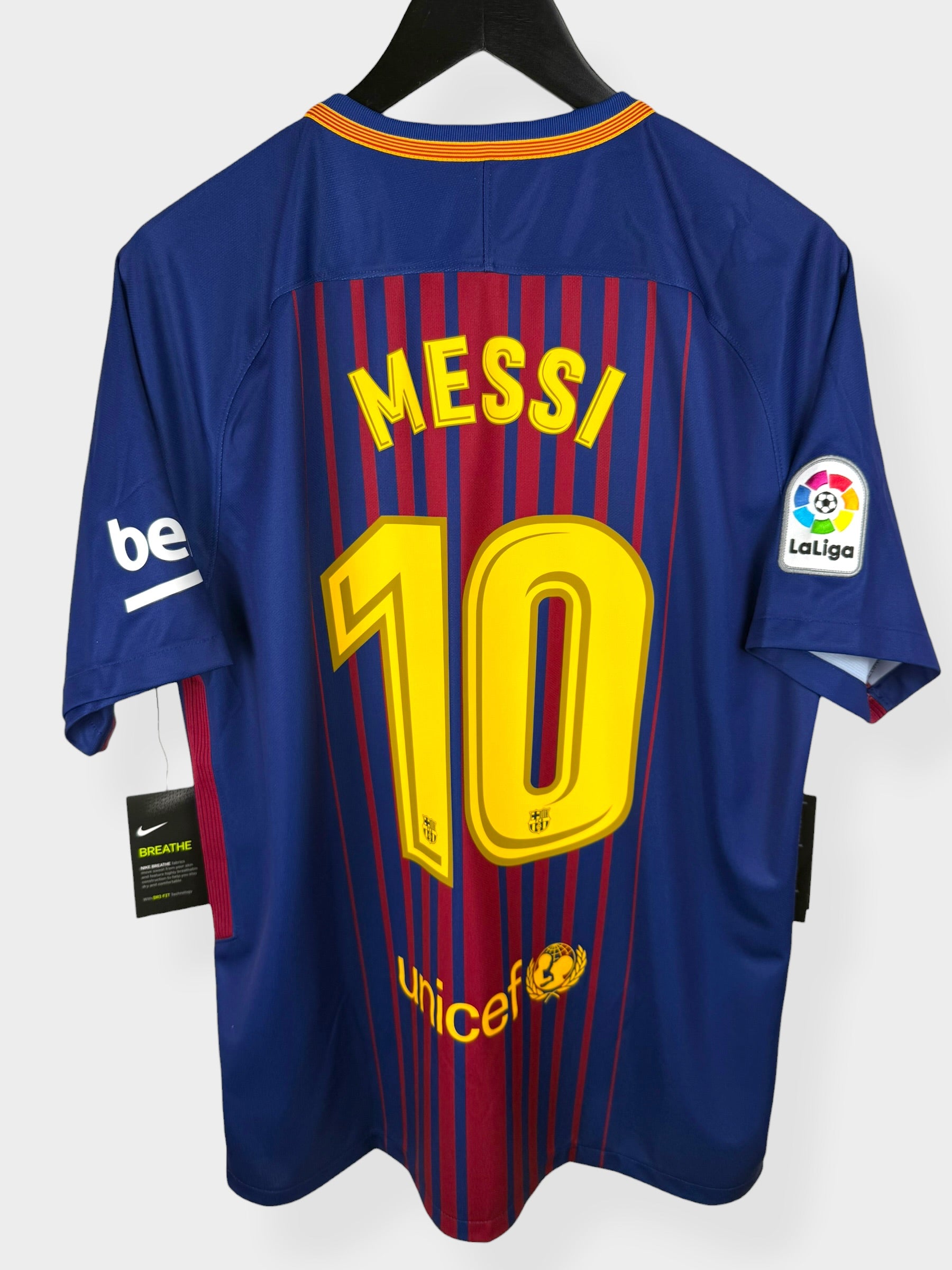 MAILLOT DOMICILE BARCELONE 2017-18 MESSI #10 L