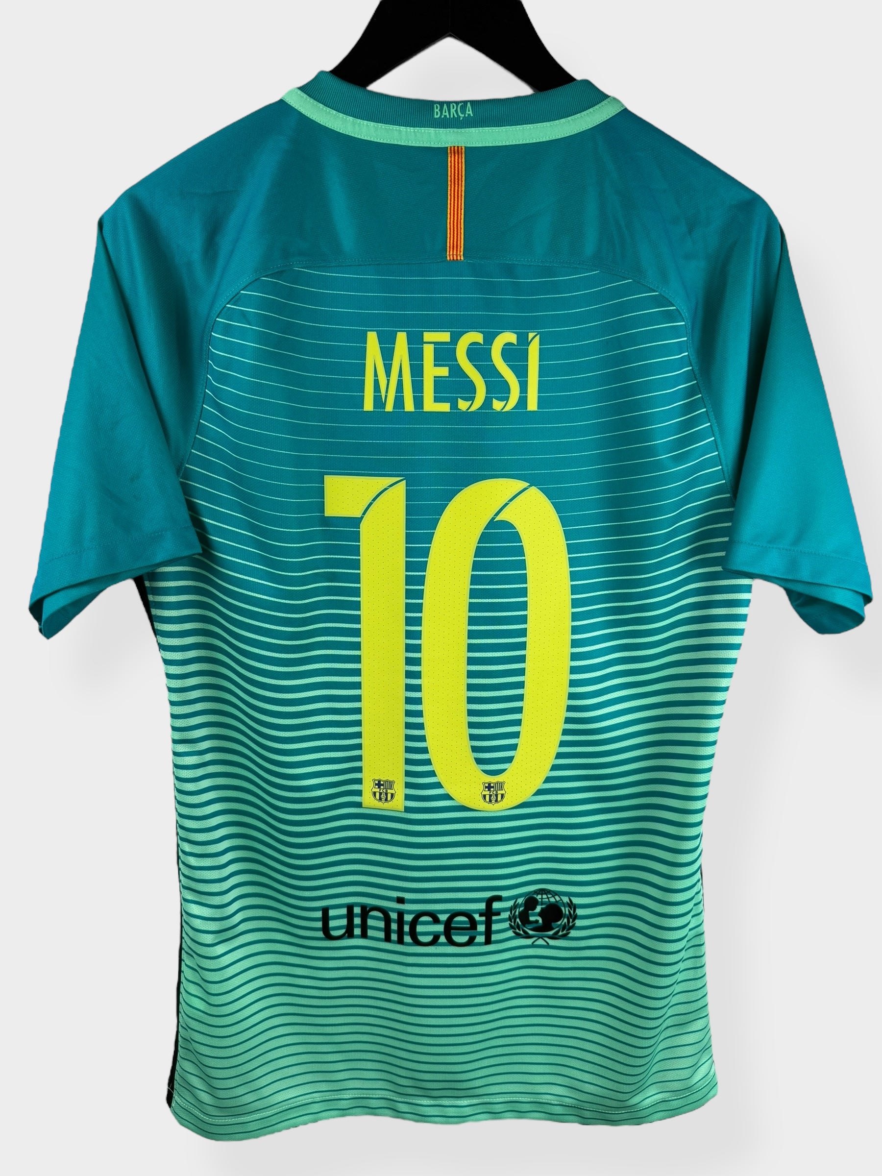 2016-17 BARCELONA DERDE SHIRT MESSI #10 S