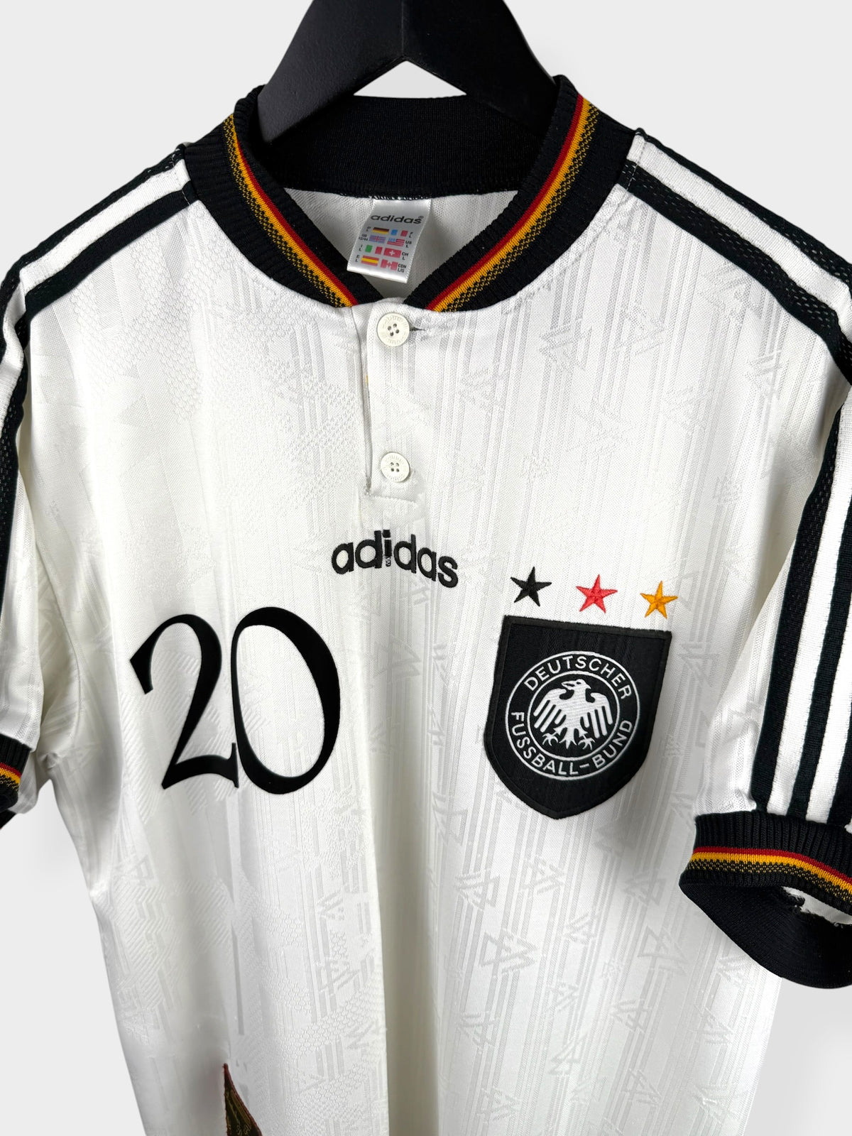 1996-98 DEUTSCHLAND HEIMTRIKOT BIERHOFF #20 L