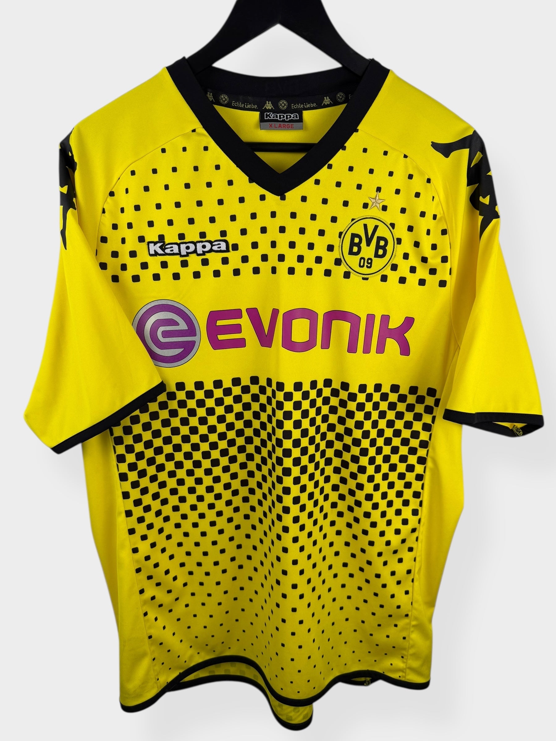 2011-12 BORUSSIA DORTMUND HOME SHIRT LEWANDOWSKI #9 XL - Authentic Football Club